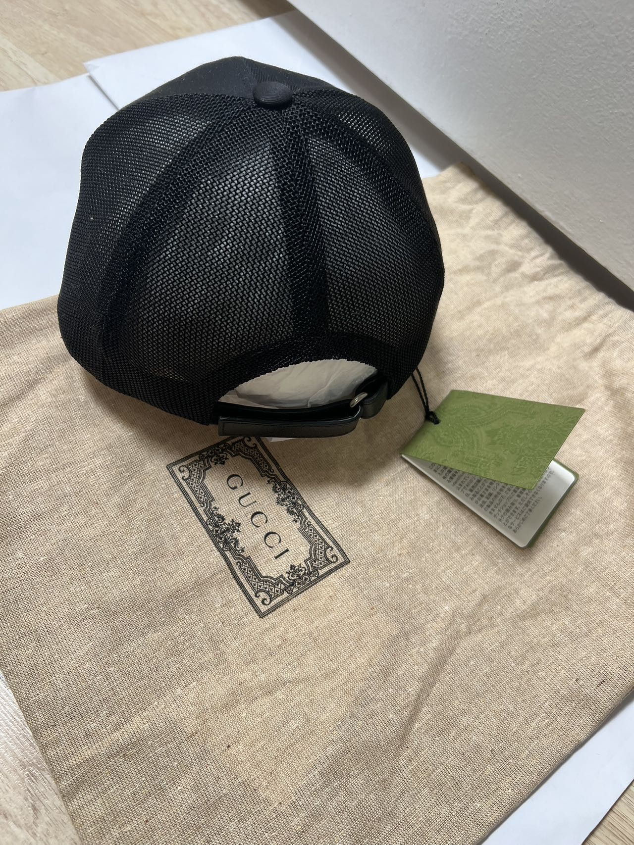 Gucci Gucci Embroidered Logo Baseball Cap Black/Red size m Size ONE SIZE - 6 Thumbnail