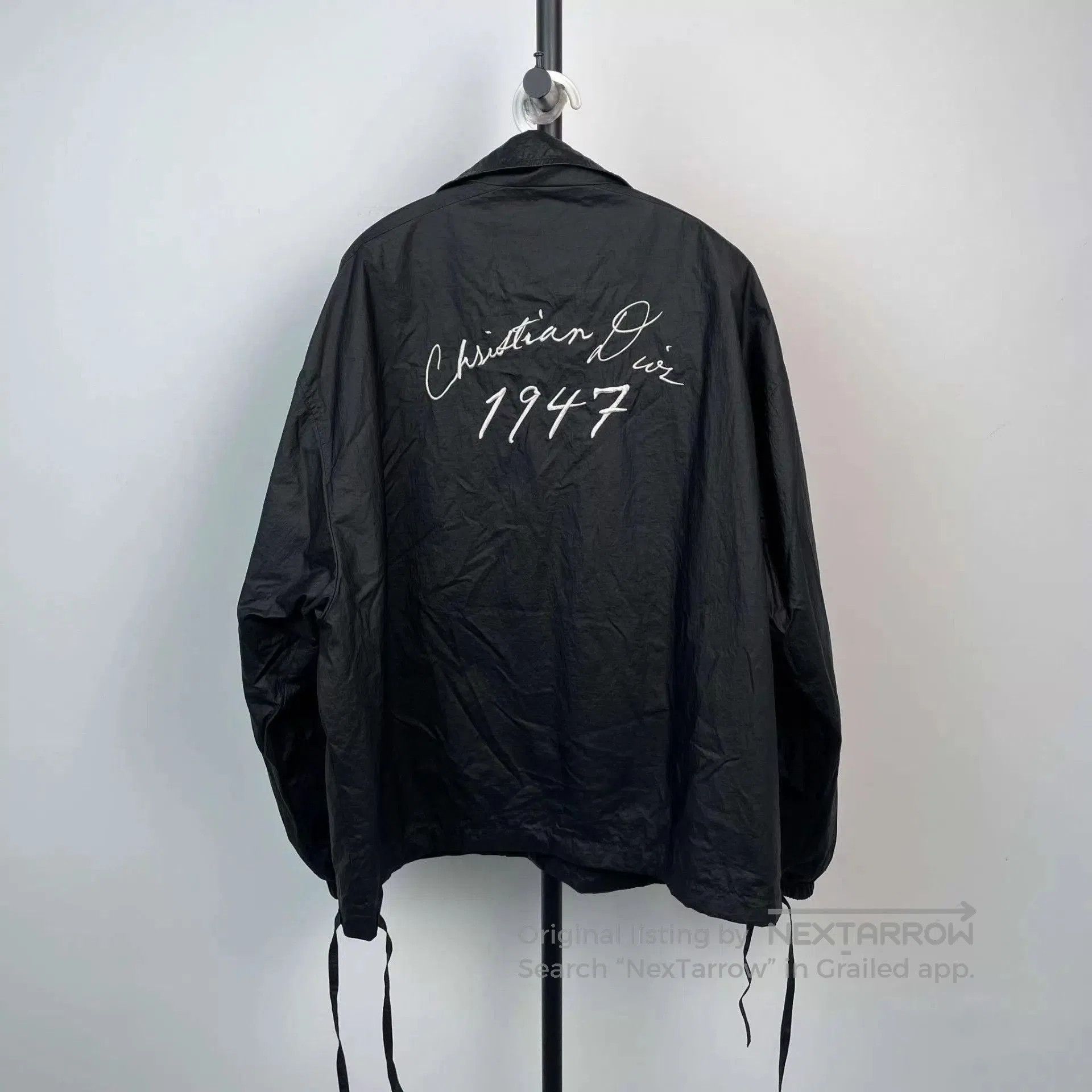 Dior Black Lightweight Button-Front Jacket - Size L. Size US L / EU 52-54 / 3 - 2 Thumbnail
