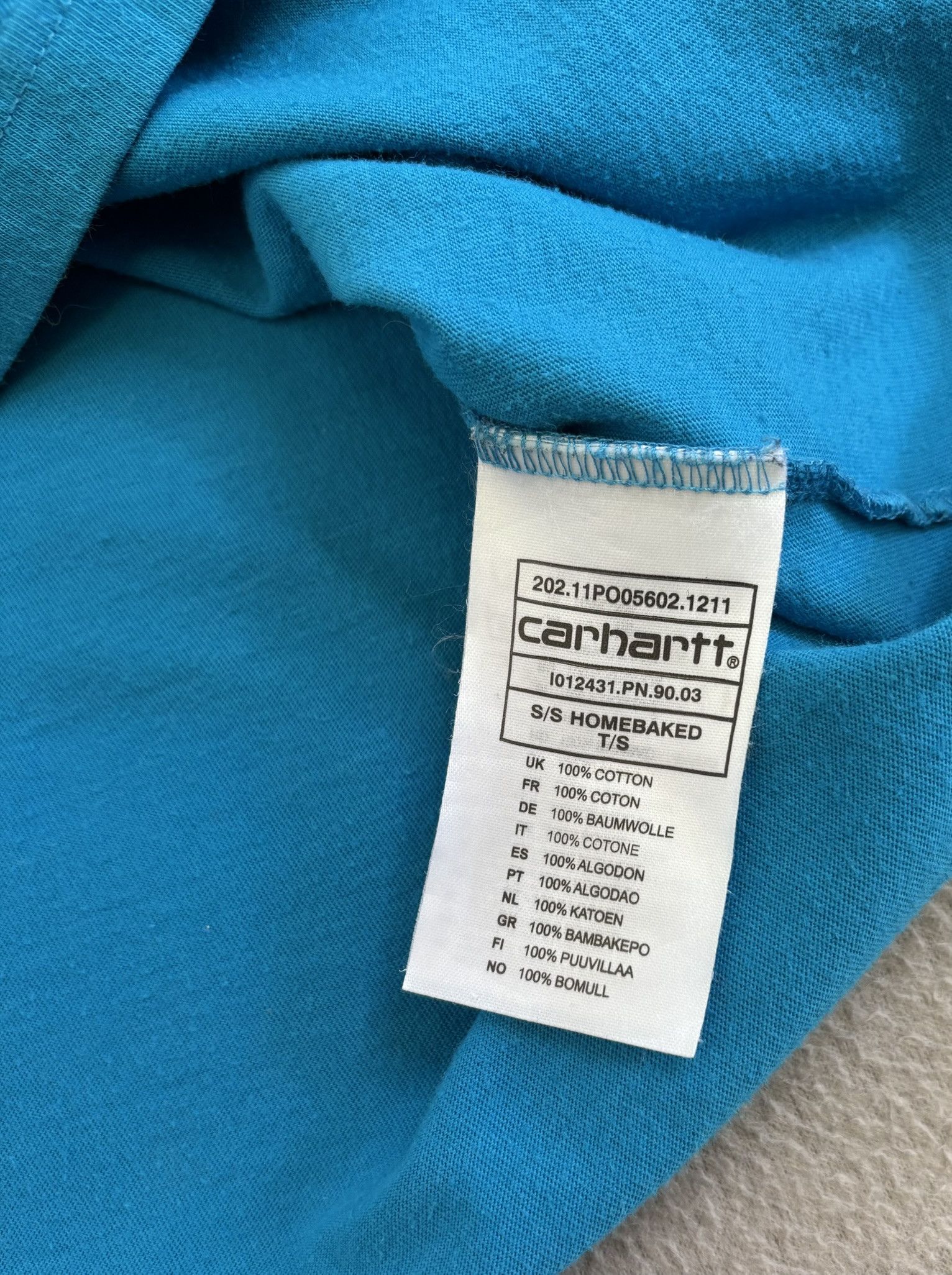 Carhartt Carhartt T-shirt Blue Small Size US S / EU 44-46 / 1 - 14 Thumbnail