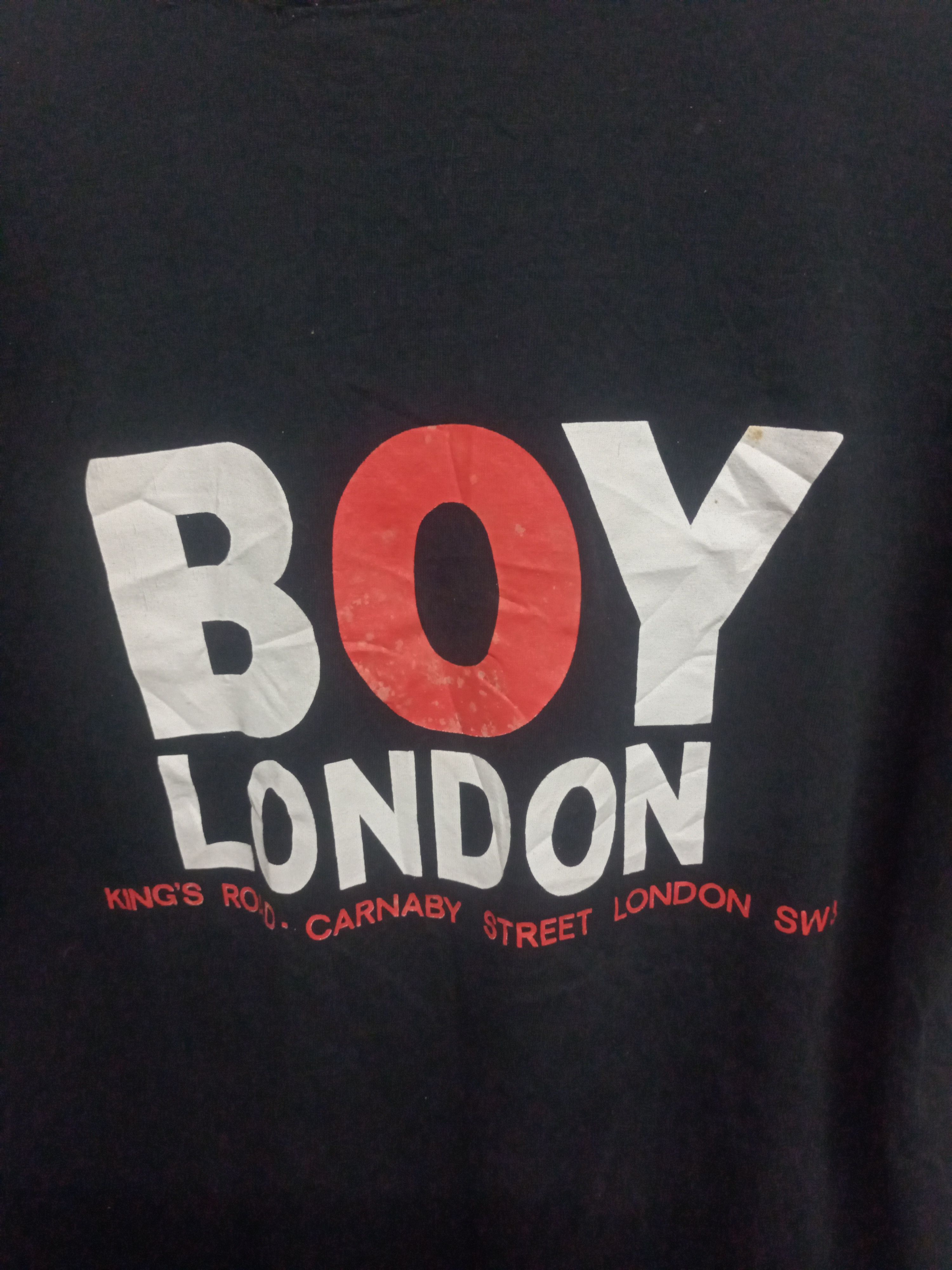 Boy London × Vintage Vintage Boy London Kings Road Carnaby street T shirt Size US XL / EU 56 / 4 - 6 Thumbnail