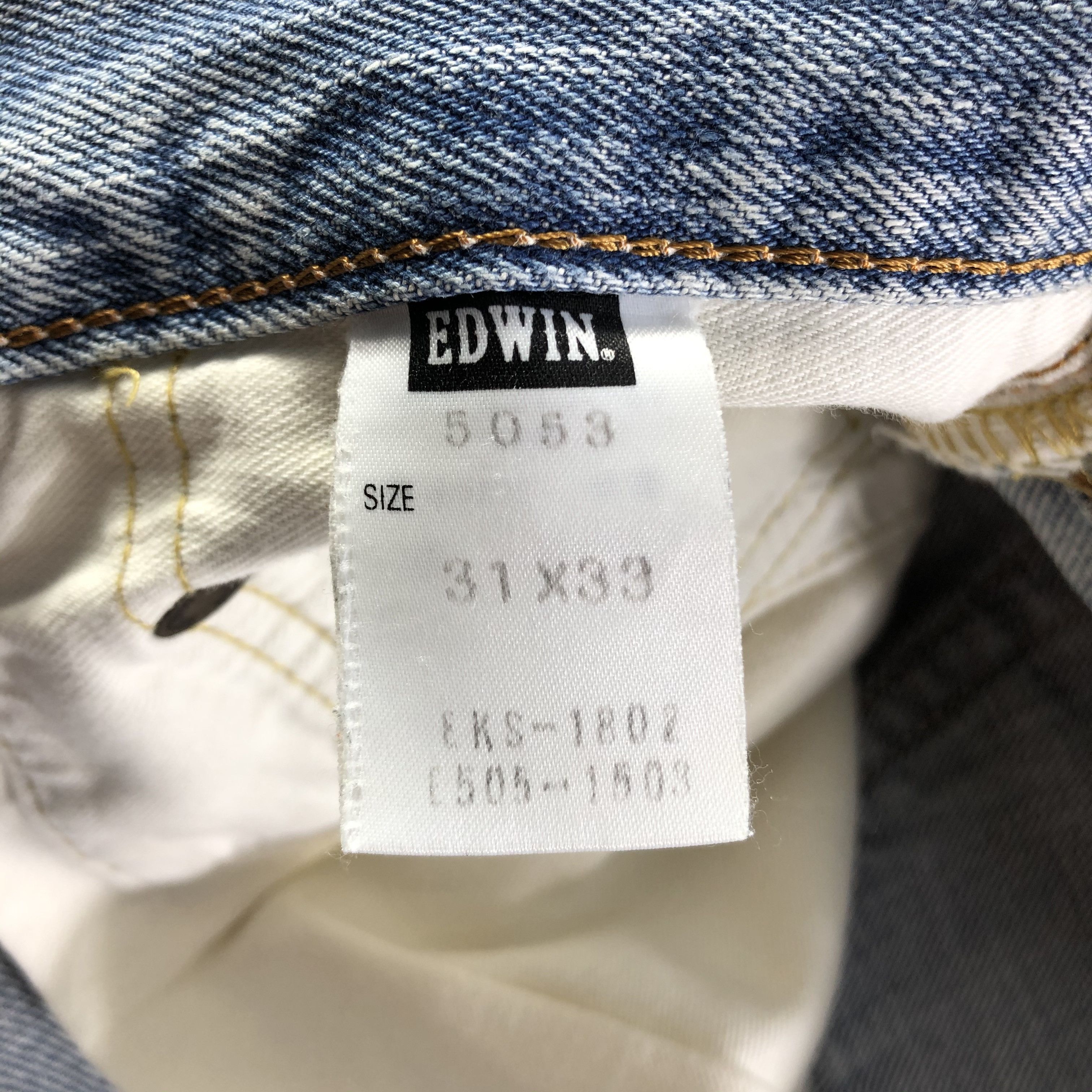 Edwin Vintage Light Wash Edwin 505 Selvedge Jeans-JM3577 Size US 32 / EU 48 - 10 Thumbnail