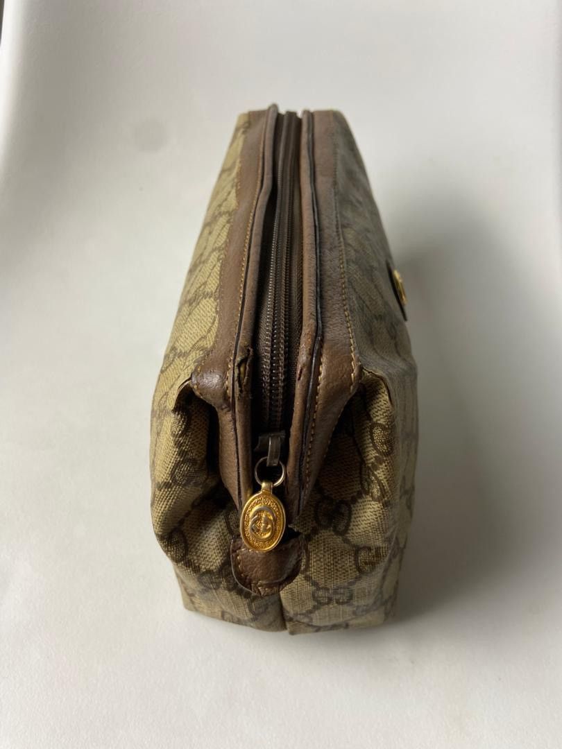 Gucci Vintage GG Supreme Gucci Canvas Pouch (201) Size ONE SIZE - 9 Thumbnail