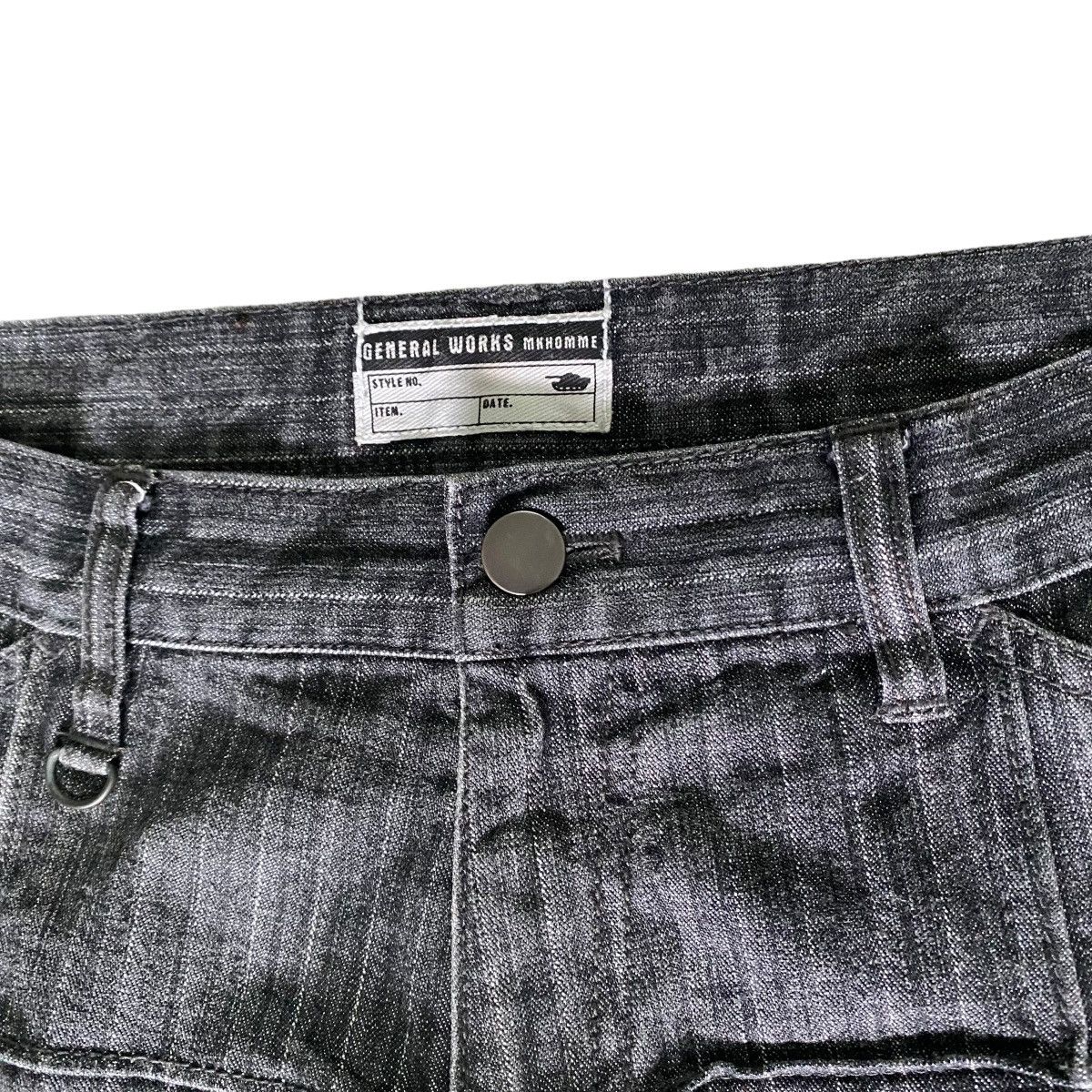 Michel Klein MK Klein Denim Striped General Worker Jeans Size US 30 / EU 46 - 6 Thumbnail
