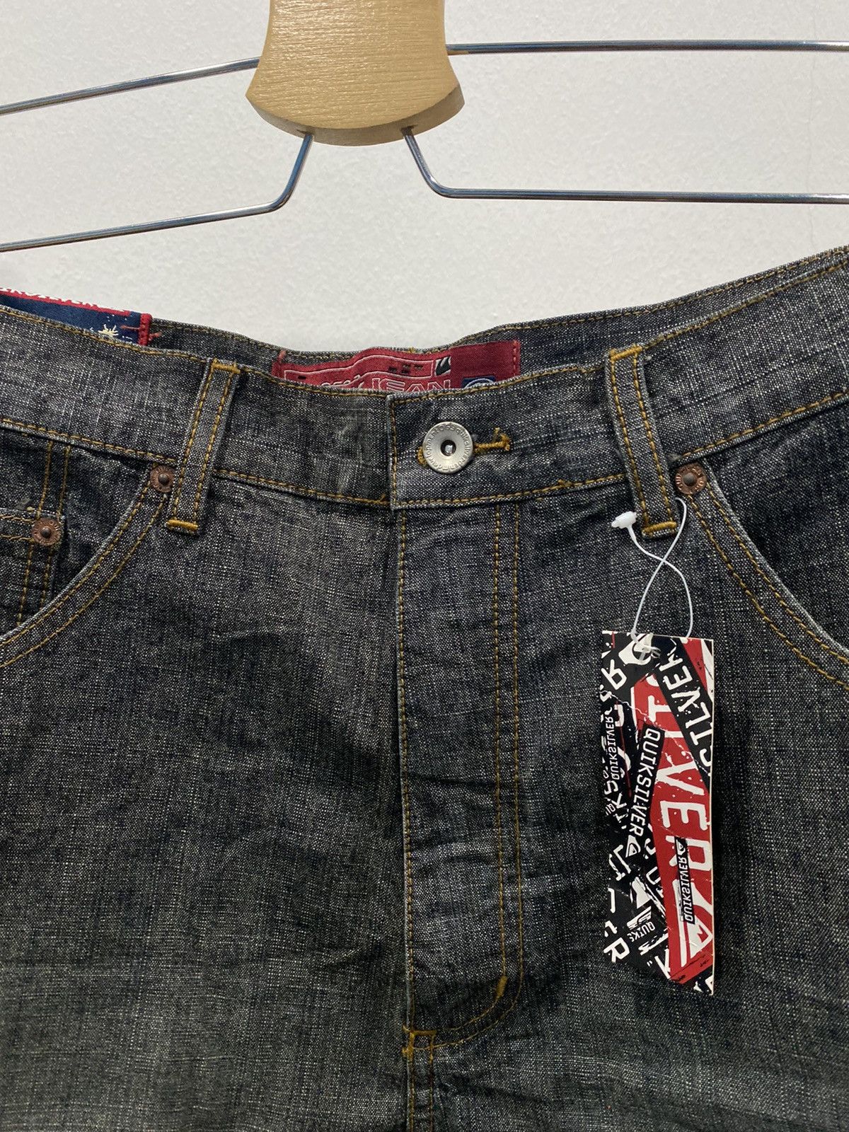 Vintage JORTS Vintage 90’s Quikjean Wide Baggy Shorts #cyber24 Size US 33 - 5 Thumbnail