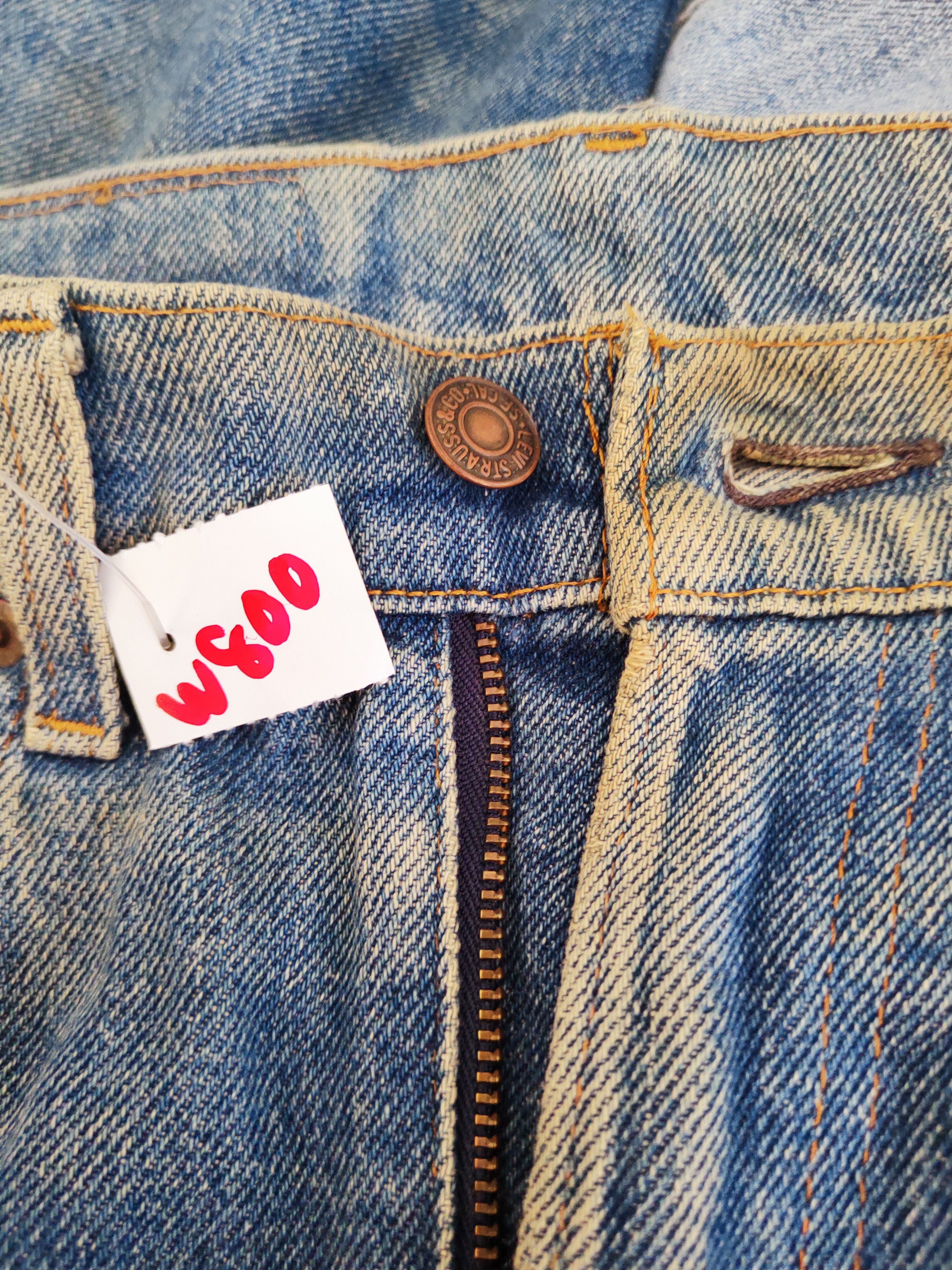 Levi's 505 Levi's Blue Distressed Ripped denim Jeans #W800 Size US 29 - 18 Thumbnail