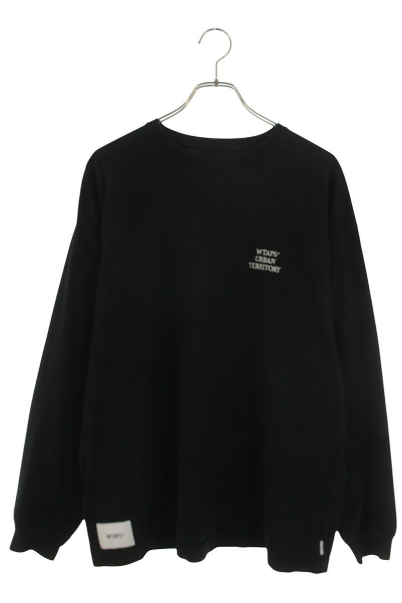 Wtaps WTAPS Logo Embroidered Long Sleeve Tee Black Size L Size US L / EU 52-54 / 3 - 1 Thumbnail