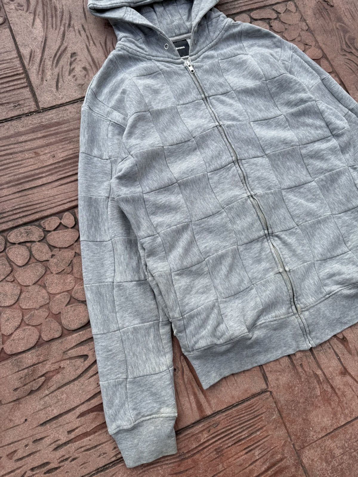 Beams Plus Vintage BEAMS Japan Reconstructed Boxs Zip Up Hoode Size US M / EU 48-50 / 2 - 4 Thumbnail