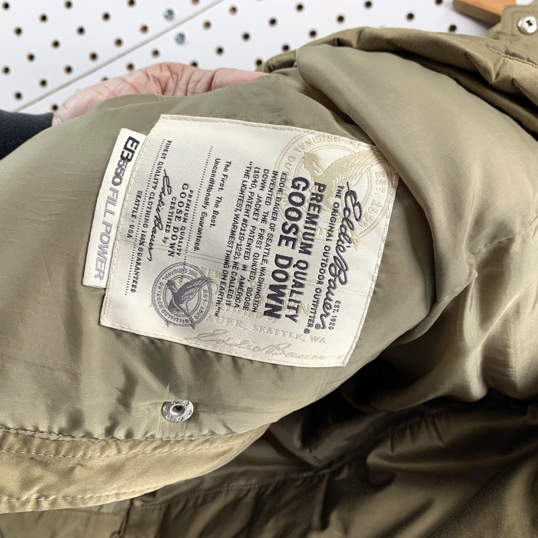 Eddie Bauer Eddie Bauer Puffer Vest Womens Small Brown Olive Goose Down 550 Premium Jacket Vest Size S / US 4 / IT 40 - 4 Thumbnail