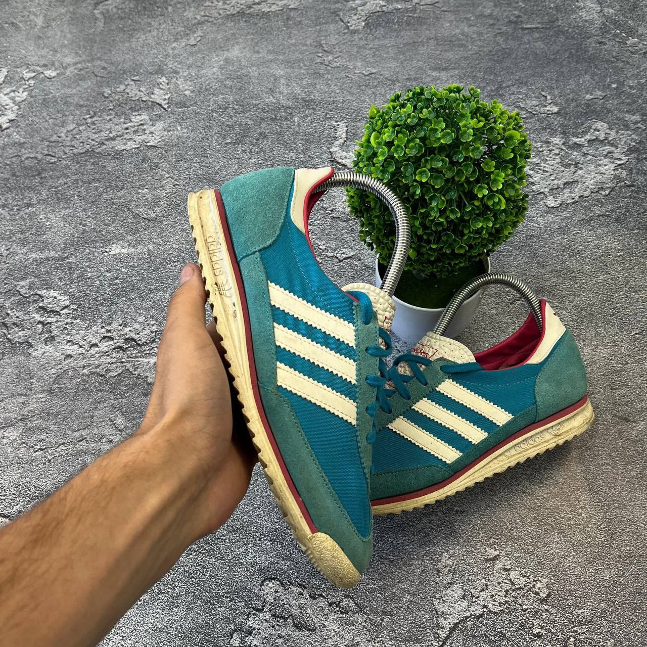 Adidas Vintage Adidas SL 72 Blue Hype Shoes Y2K Size US 7.5 / EU 40-41 - 1 Thumbnail
