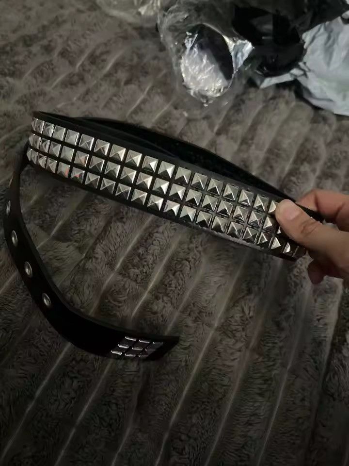 Japanese Brand Asaoka x Honda Pyramid Studded Belt (classic) Size ONE SIZE - 3 Thumbnail