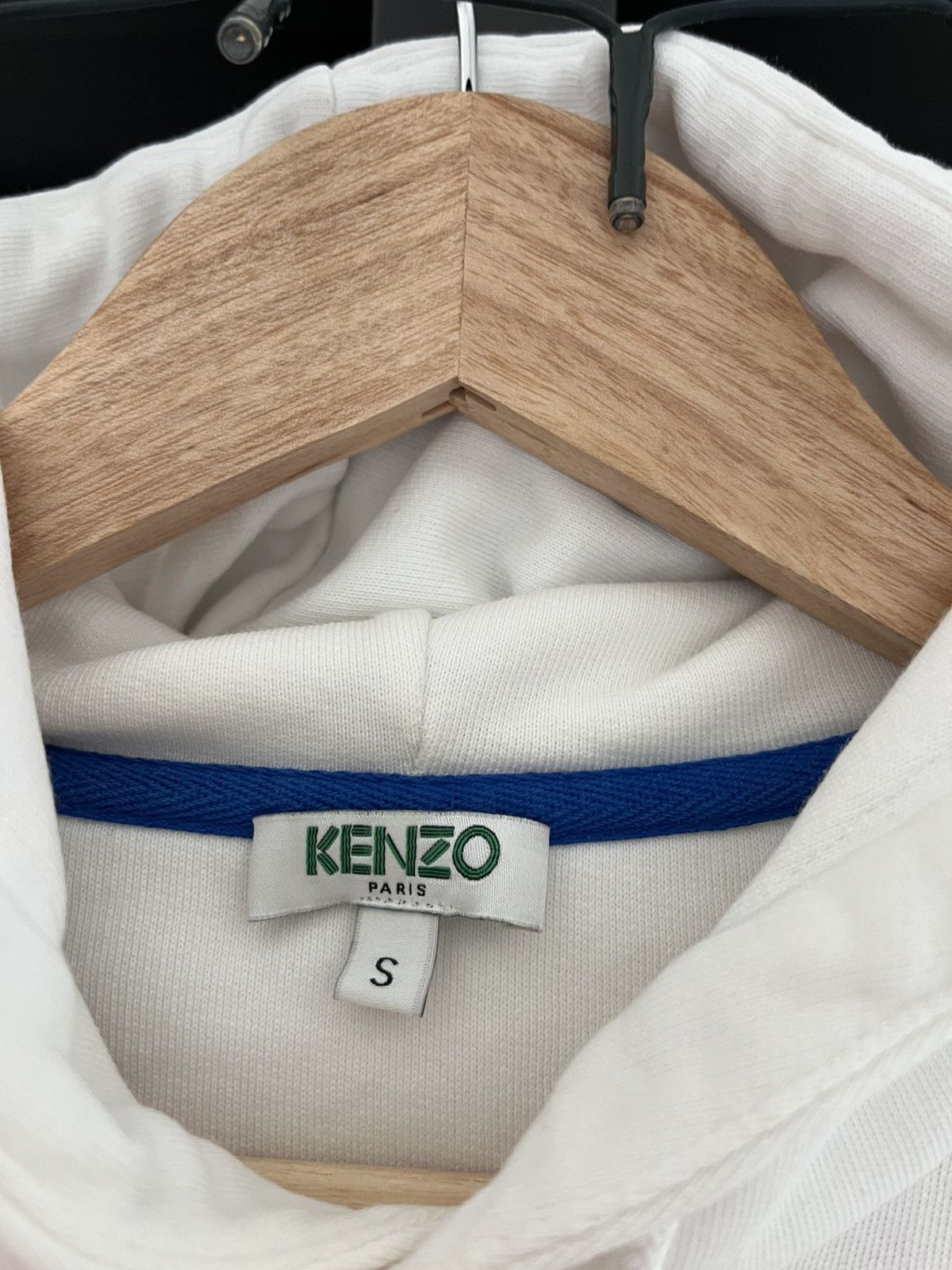 Kenzo Kenzo white hoodie big logo boxy Size S / US 4 / IT 40 - 8 Thumbnail