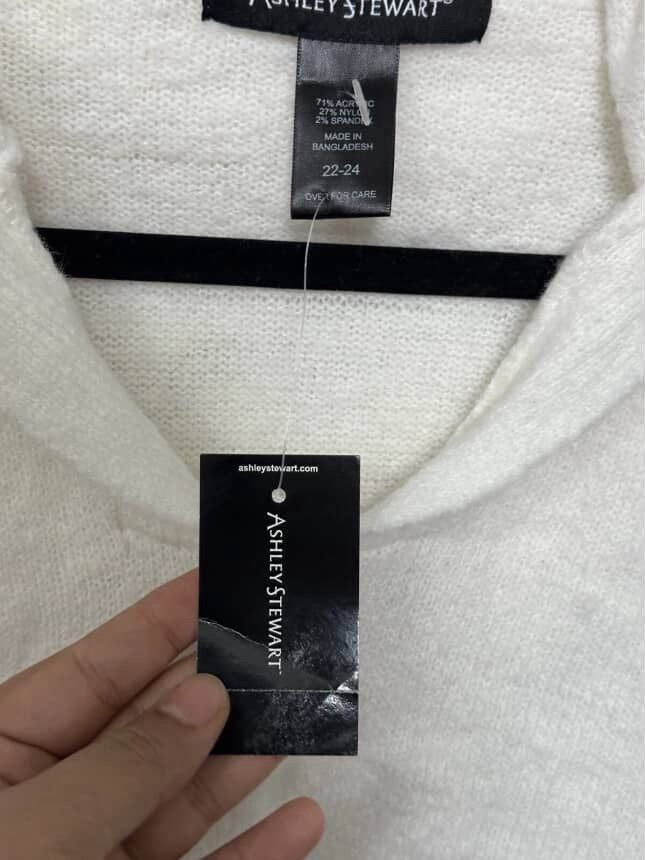 Other Ashley Stewart Ivory/combo Hooded Women’s Sweater NWT Size XXL / US 16-18 / IT 52-54 - 9 Thumbnail