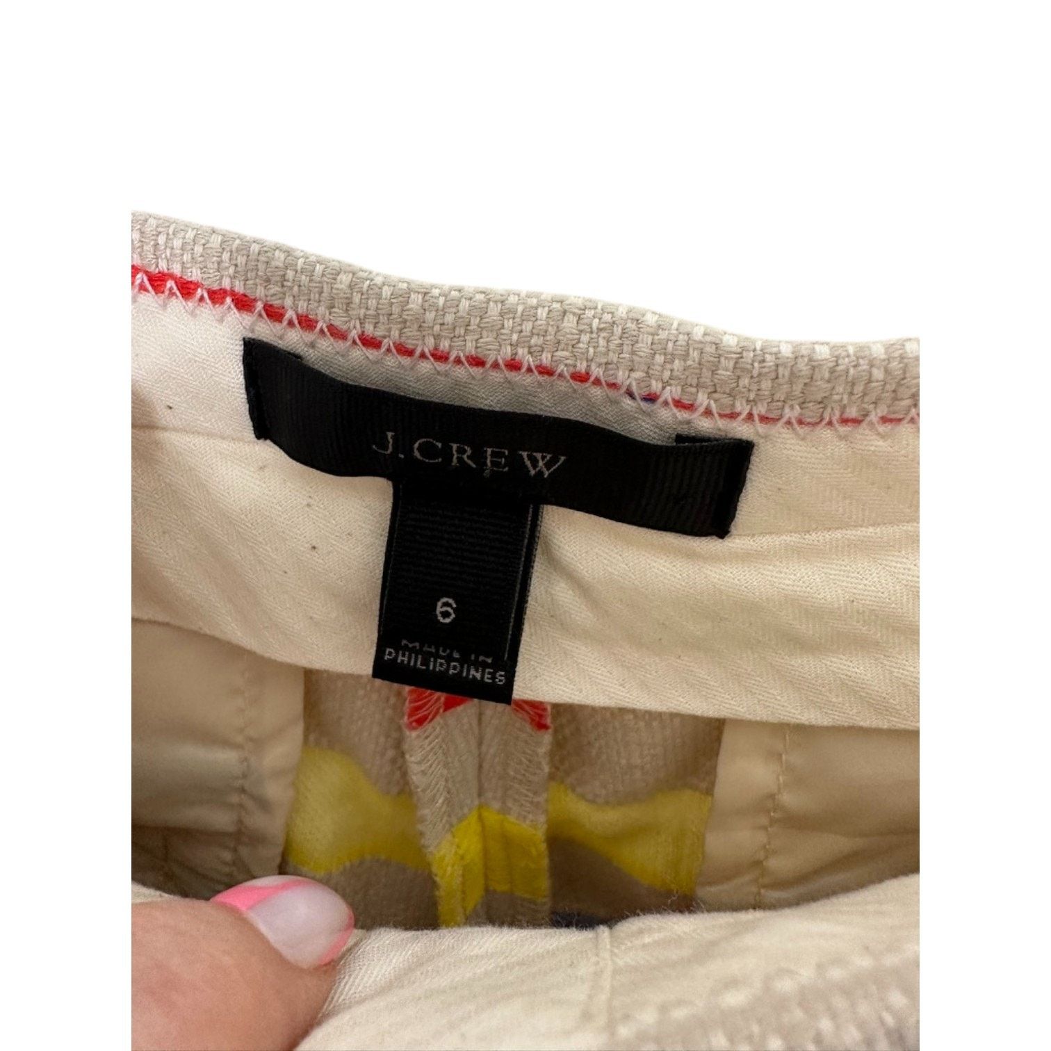 J.Crew J Crew Jacquard Basket Weave Colorful Stripe 3" Shorts 6 New Size 28" / US 6 / IT 42 - 4 Thumbnail
