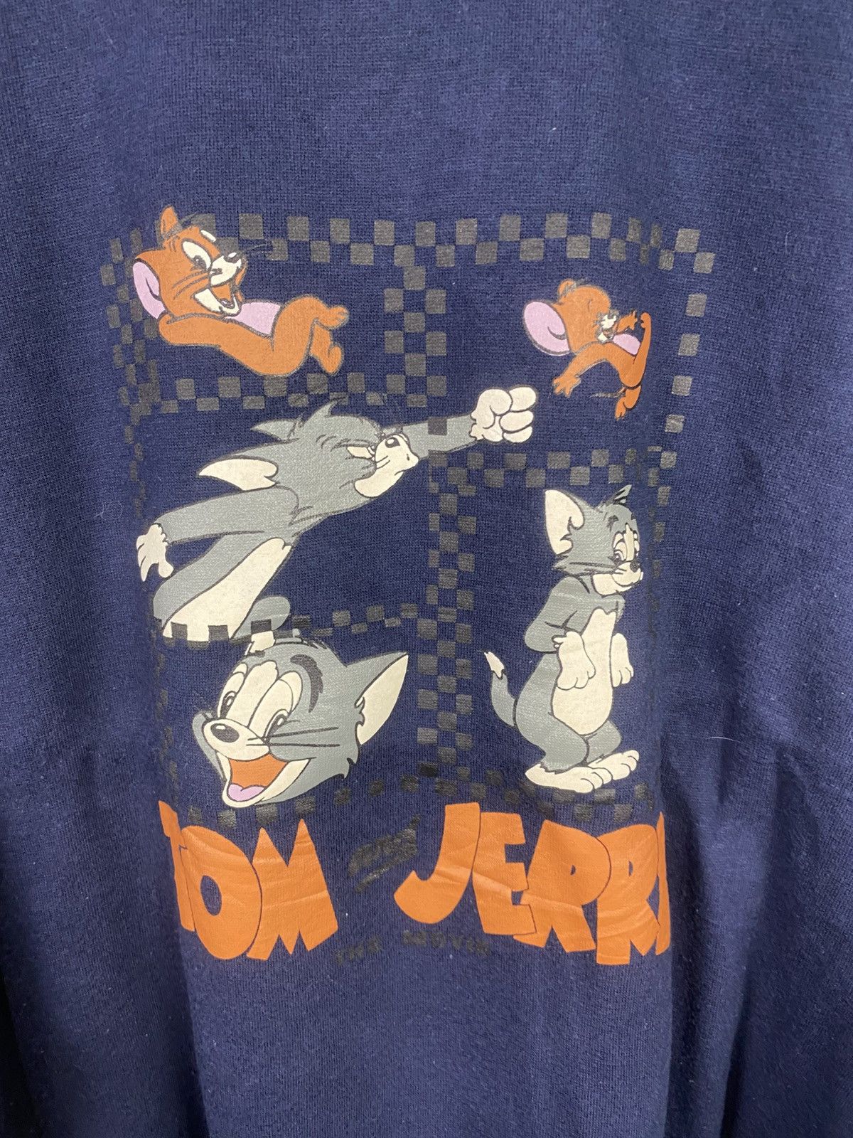Vintage Vintage 1994 Tom & Jerry The Movie Sweatshirt Size US L / EU 52-54 / 3 - 3 Thumbnail