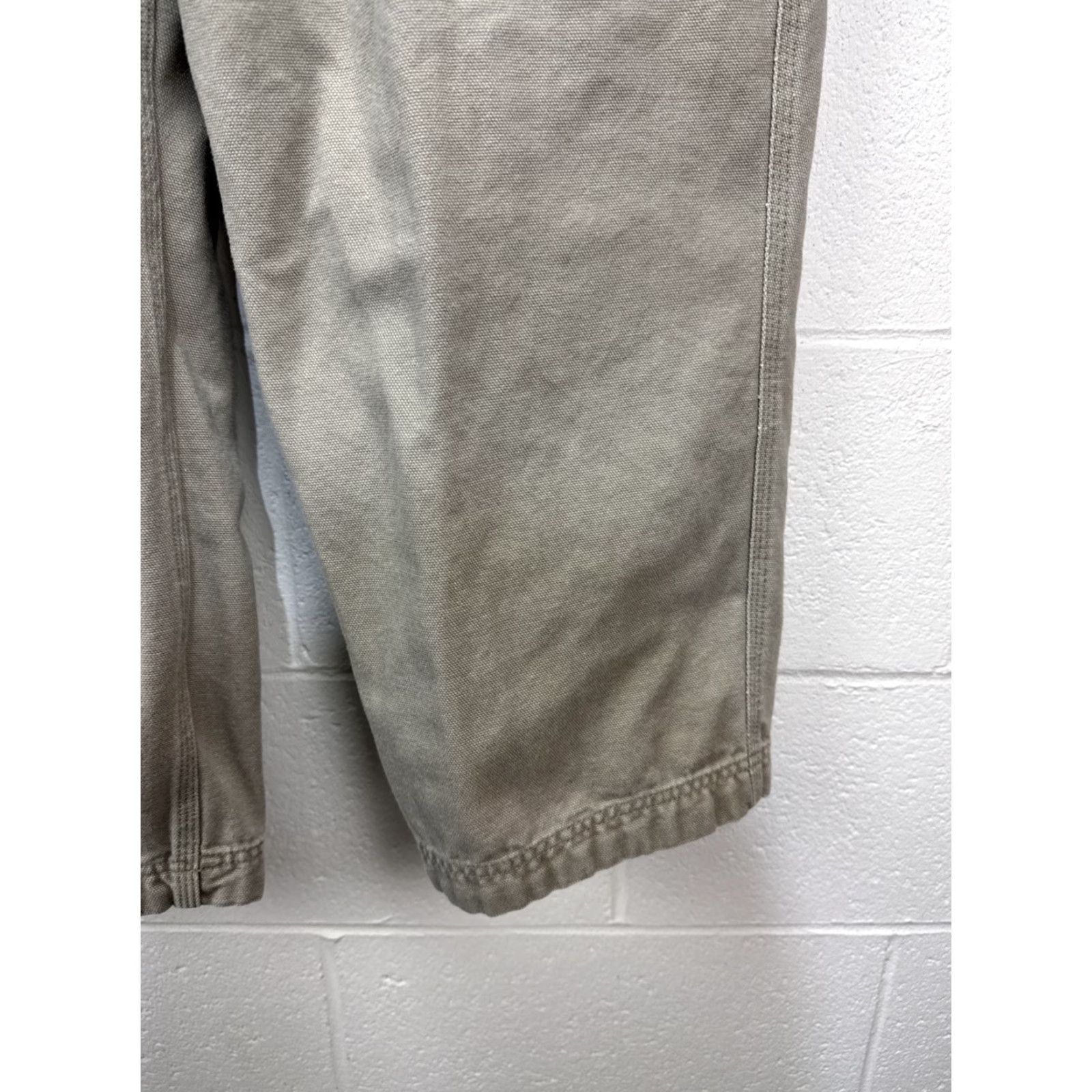 Vintage DULUTH Fire Hose Relaxed Fit Cargo Work Pants 38x28 Men's Beige Cotton Canvas 5-Pocket Tool Straps Belted Wrinkle-Resistant Casual Workwear Mens Size US 38 / EU 54 - 7 Thumbnail