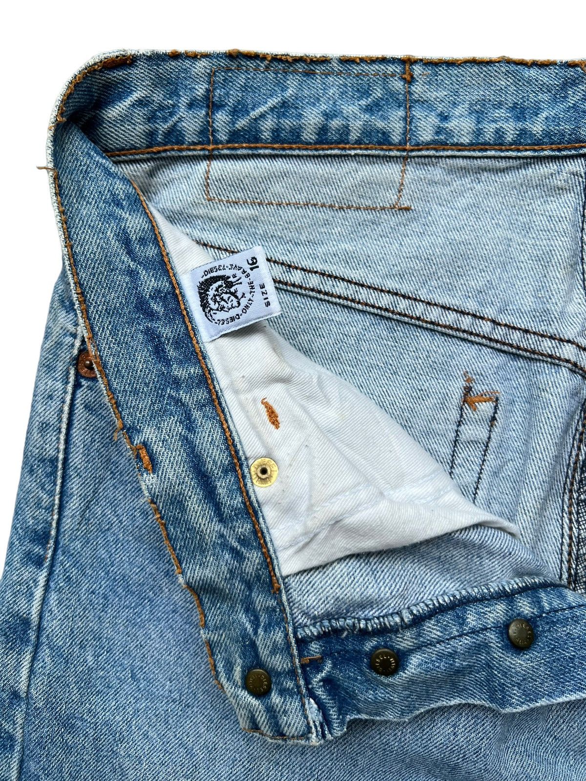 Diesel Vintage 90s Diesel Denim Jeans 29x31 Size US 29 - 10 Thumbnail
