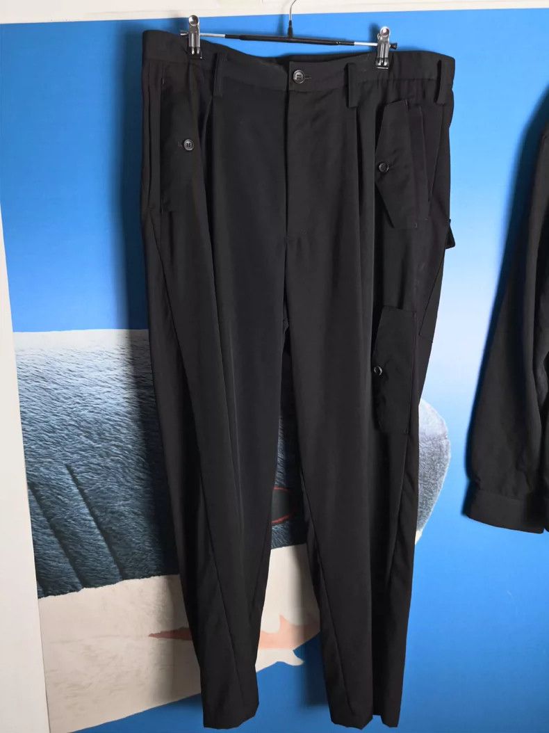 Yohji Yamamoto Yohji Yamamoto size os 17ss multi-pocket cropped pants 250 Size US 30 / EU 46 - 1 Thumbnail