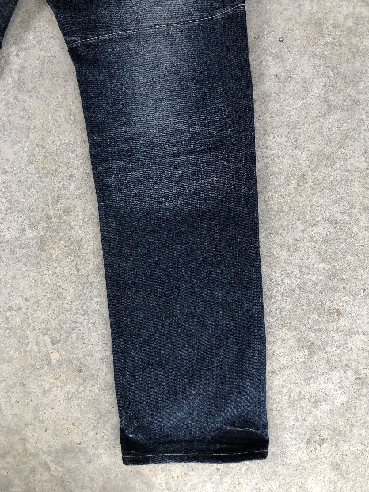 Japanese Brand Japanese Gumu Double Waist Distressed Jeans Size US 33 - 14 Thumbnail