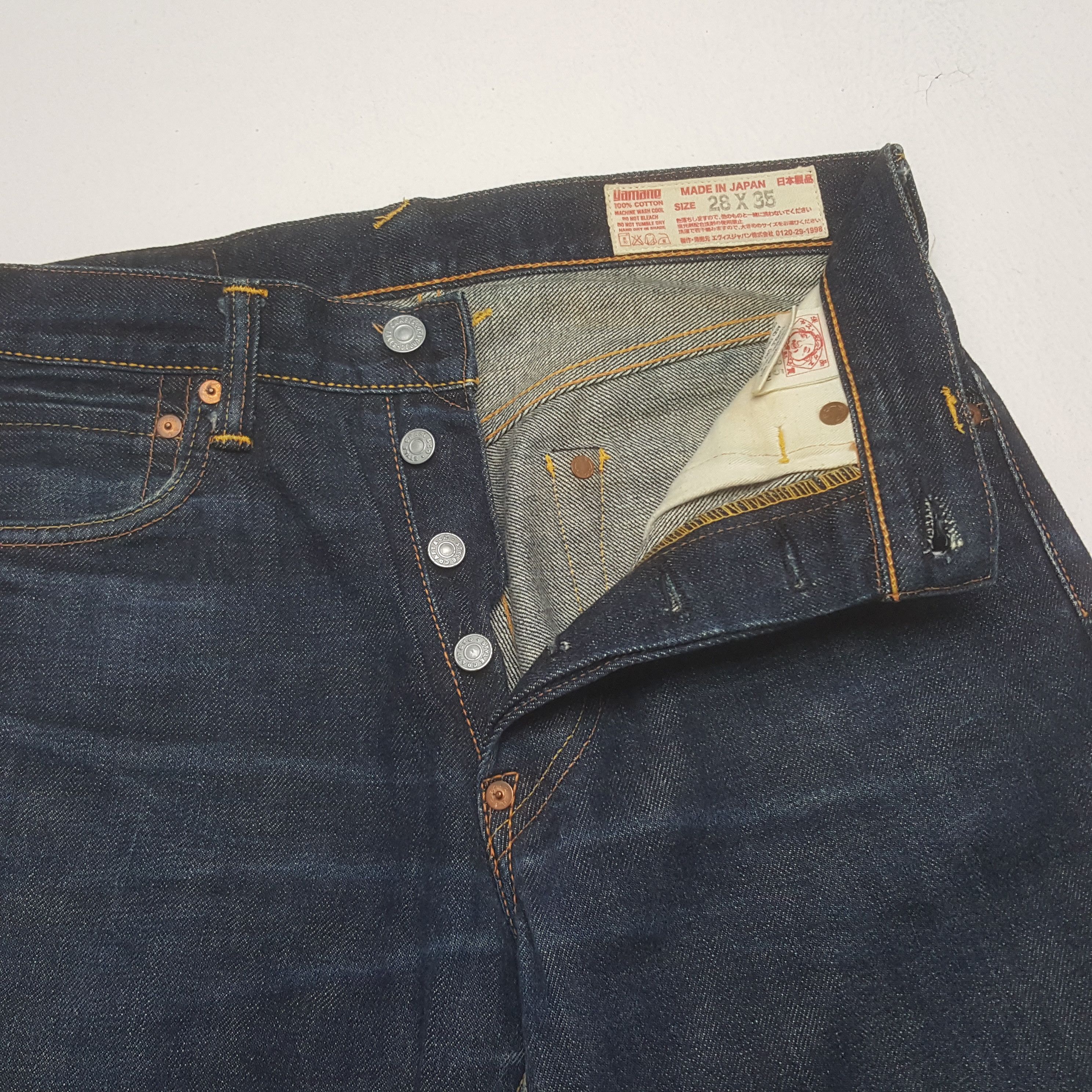Evisu × Japanese Brand × Vintage Vintage Evisu Yamane Japanese Brand Jeans Size US 28 / EU 44 - 7 Thumbnail