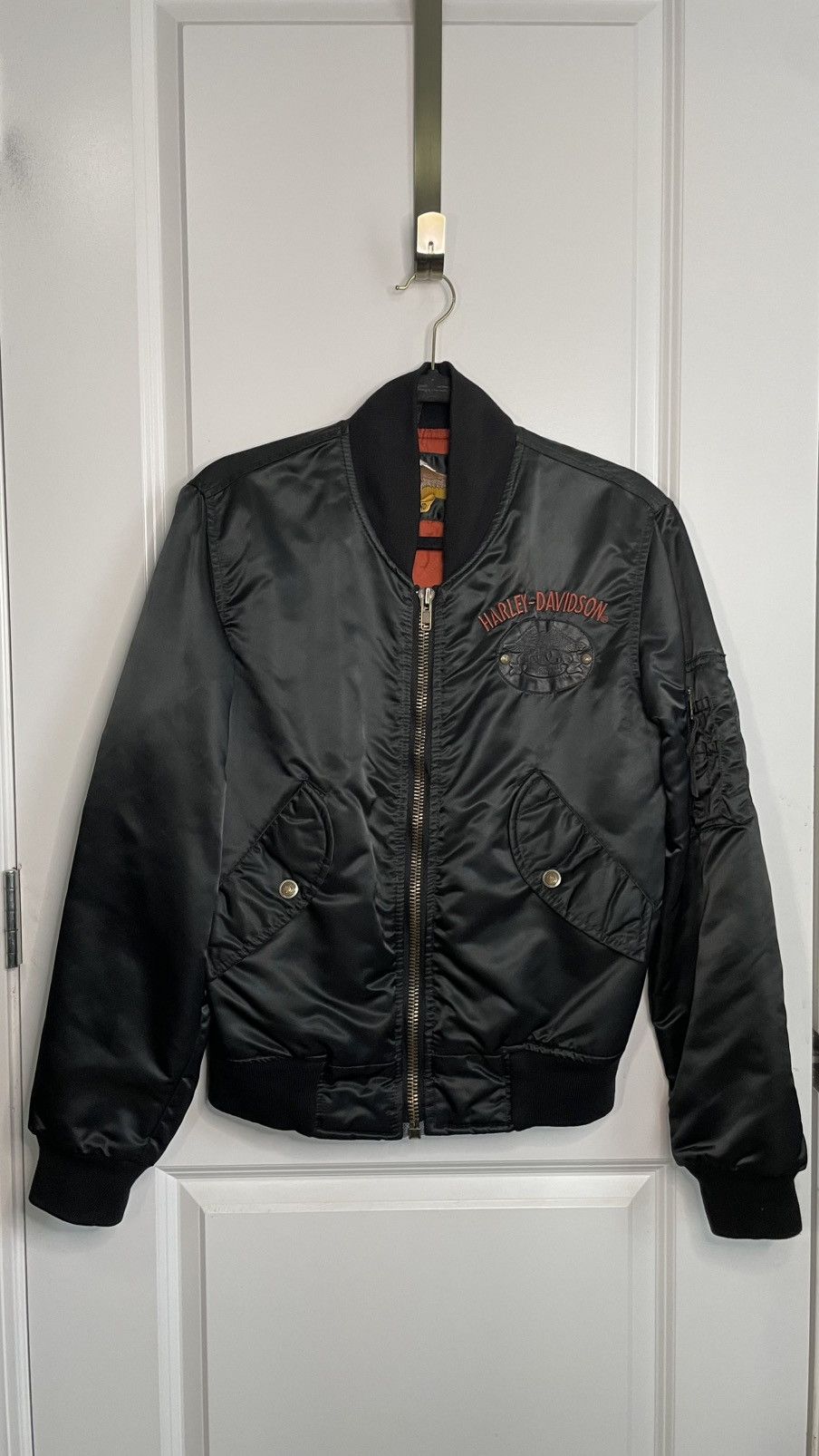Vintage 80s Harley Davidson bomber Jacket