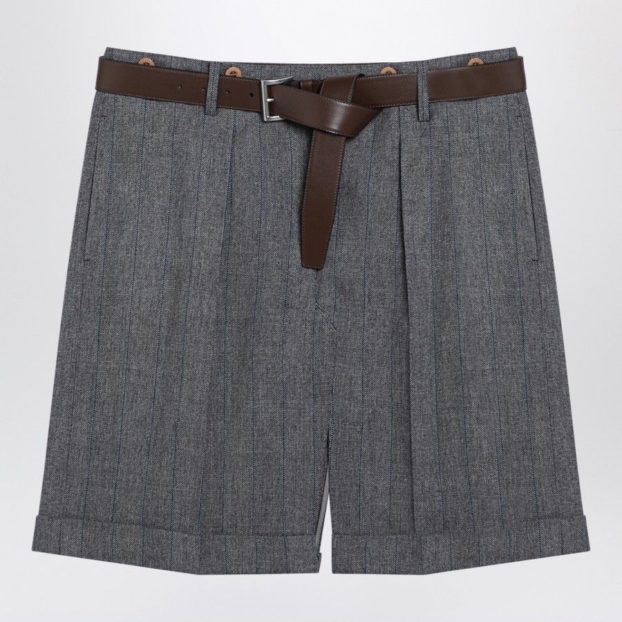 o1d2blof0924 Wool Skirt in Grey