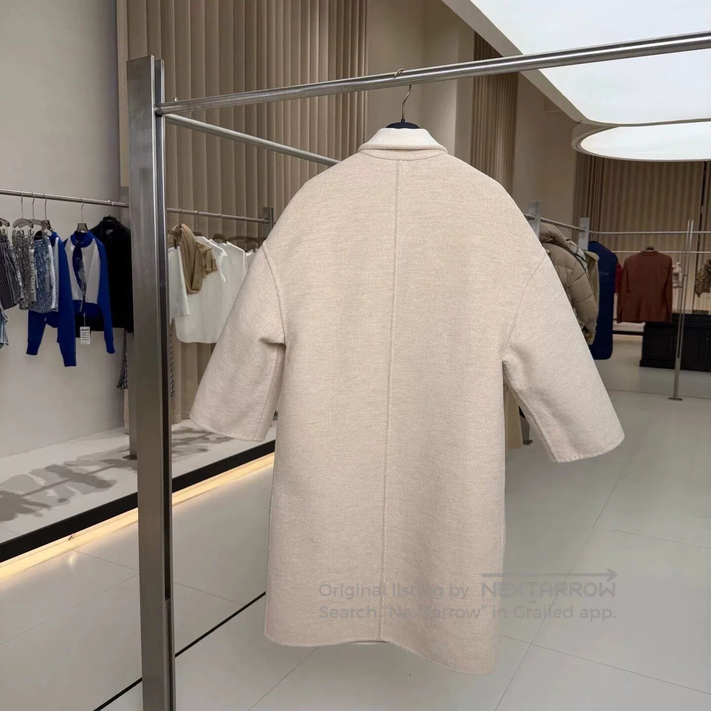 Loro Piana oatmeal reversible cashmere coat size 38. Size US M / EU 48-50 / 2 - 4 Thumbnail