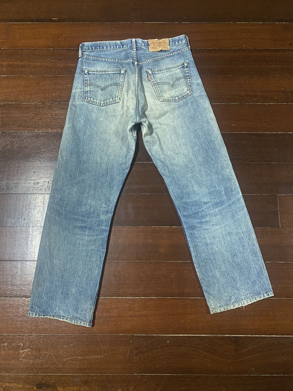 Levi's Vintage Clothing Vintage LEVIS Big E 502XX Selvege J22 button Made in JAPAN Size US 34 / EU 50 - 9 Thumbnail