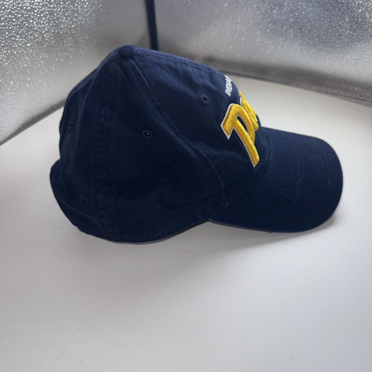 NBA × Vintage Navy and yellow Indiana Pacers nba snap back hat Size ONE SIZE - 5 Thumbnail