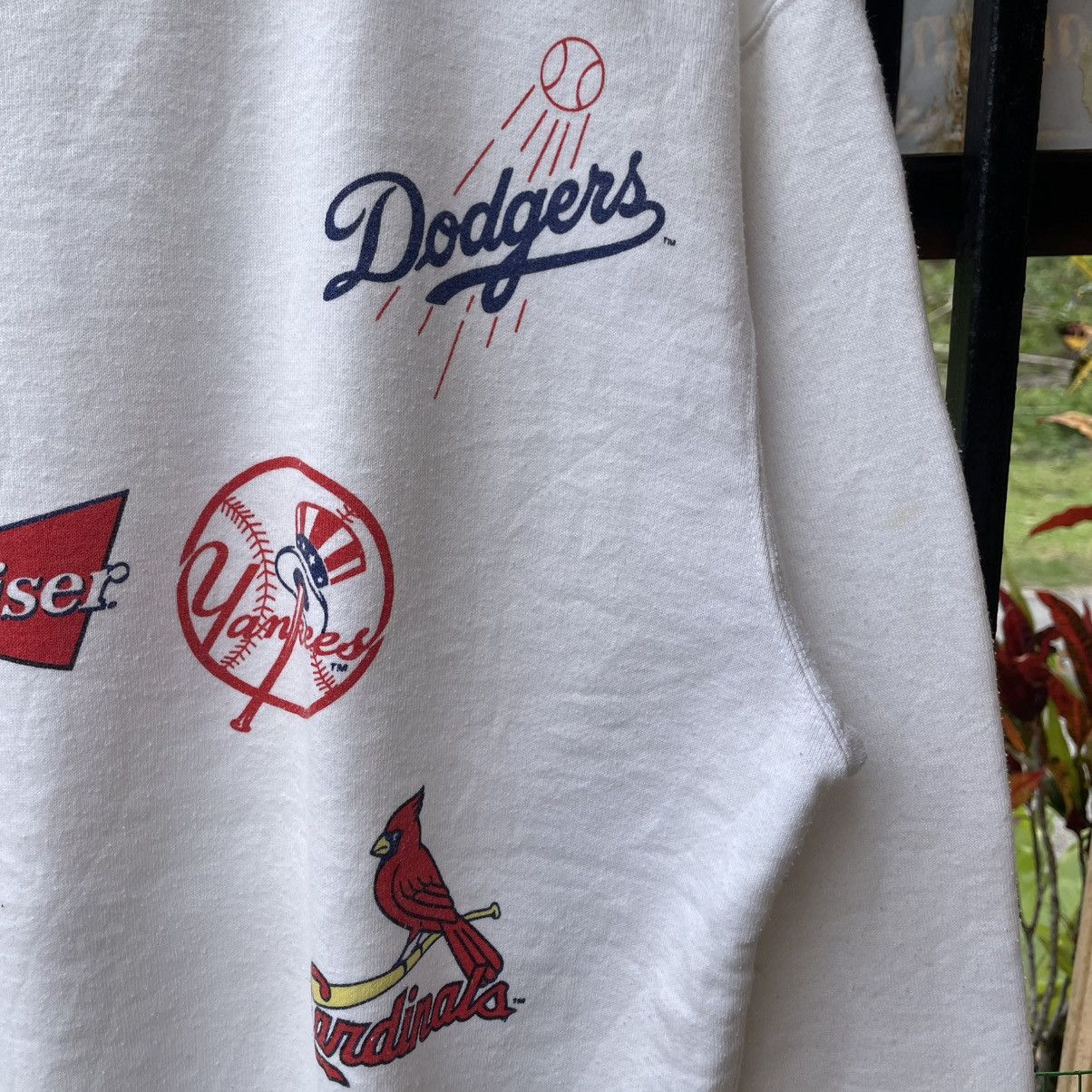 Budweiser 🔥Vintage Budweiser X MLB American Sports Crewneck Sweatshirt Size US M / EU 48-50 / 2 - 10 Thumbnail