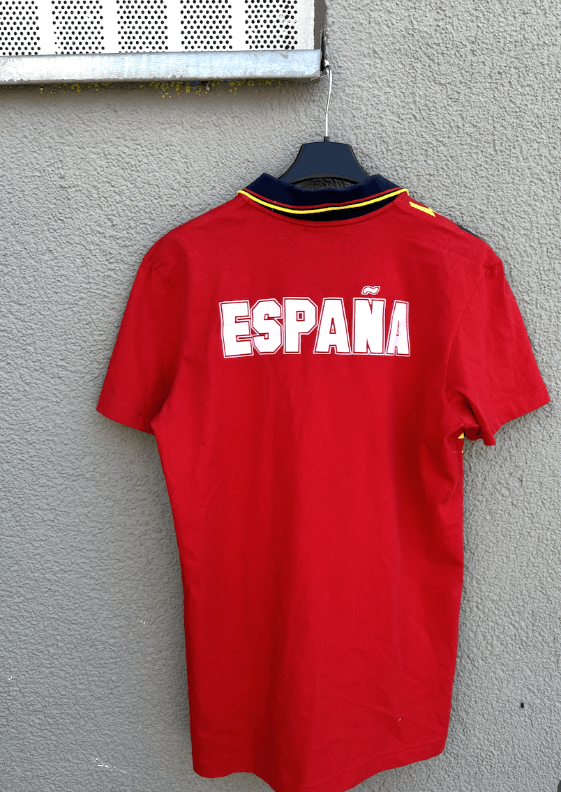 Adidas × Vintage Adidas Espana Spain Football Polo Shirt Size L Size US L / EU 52-54 / 3 - 2 Thumbnail