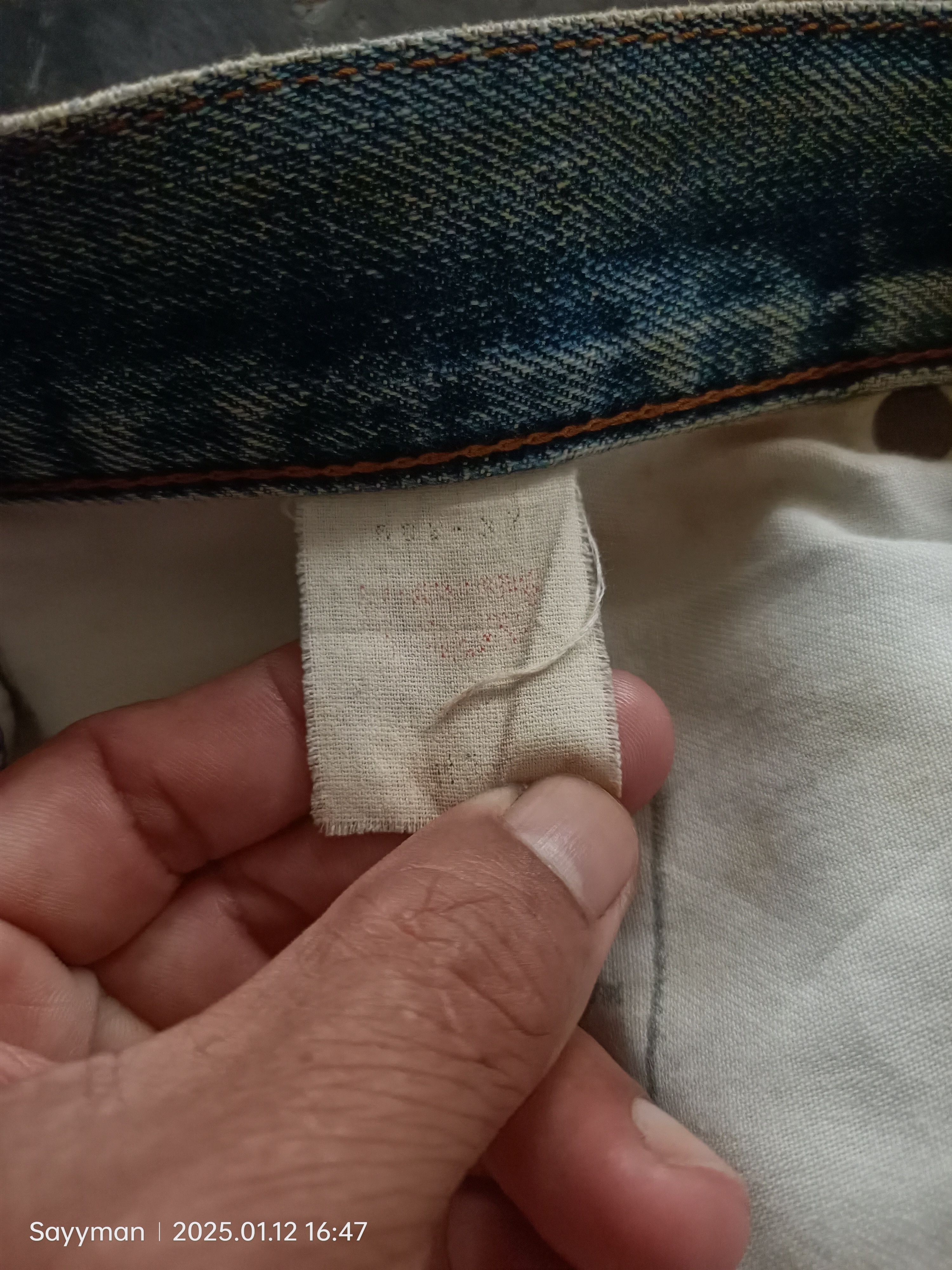 Levi's × Levi's Vintage Clothing Levis 502 Big E Selvedge Button J22 Denim Jeans Size US 32 / EU 48 - 18 Thumbnail