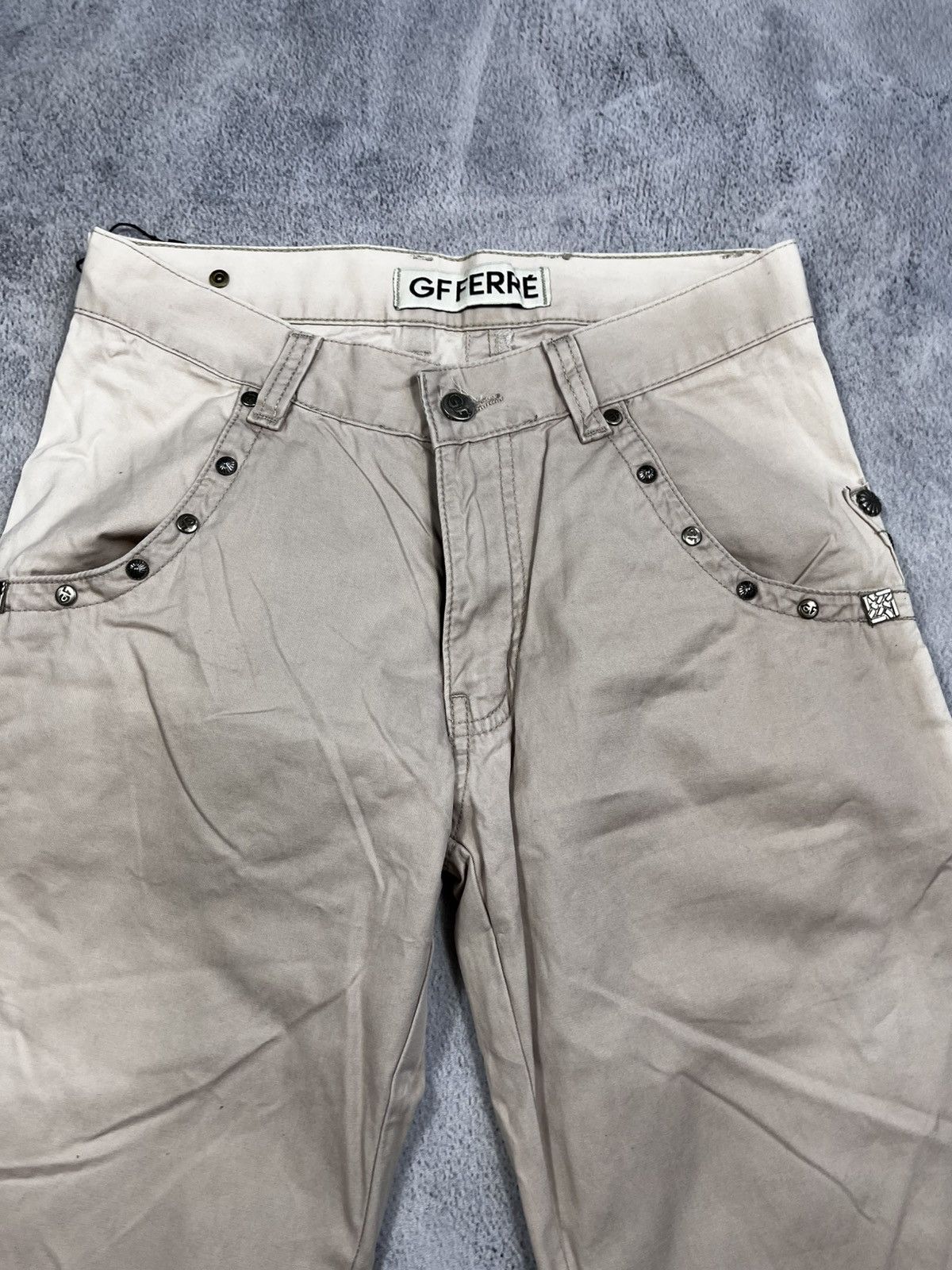 GF Ferre × Vintage Vintage 90s Gf Ferre Japanese style faded pants size 29 Size 30" / US 8 / IT 44 - 2 Thumbnail