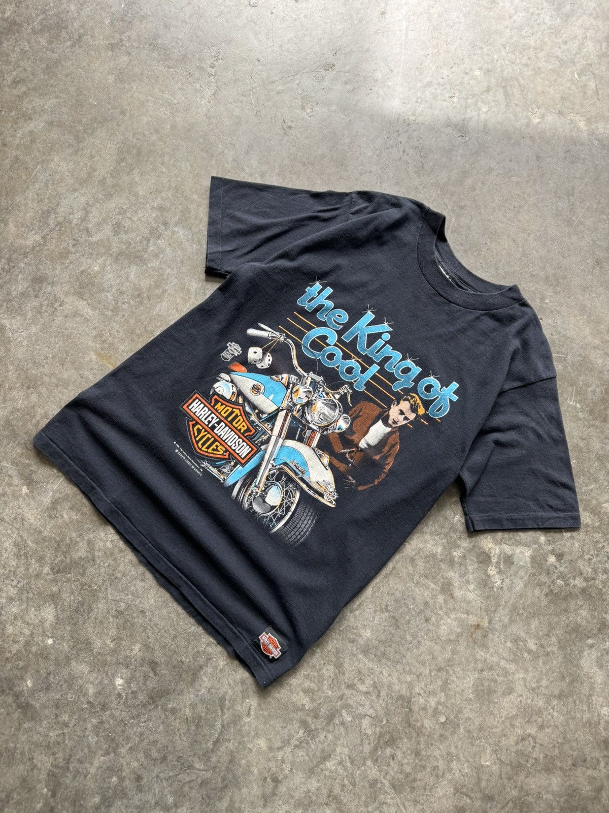 Harley Davidson × Vintage Vintage 1986 Harley Davidson Graphic Tee True Vintage Size US L / EU 52-54 / 3 - 1 Thumbnail