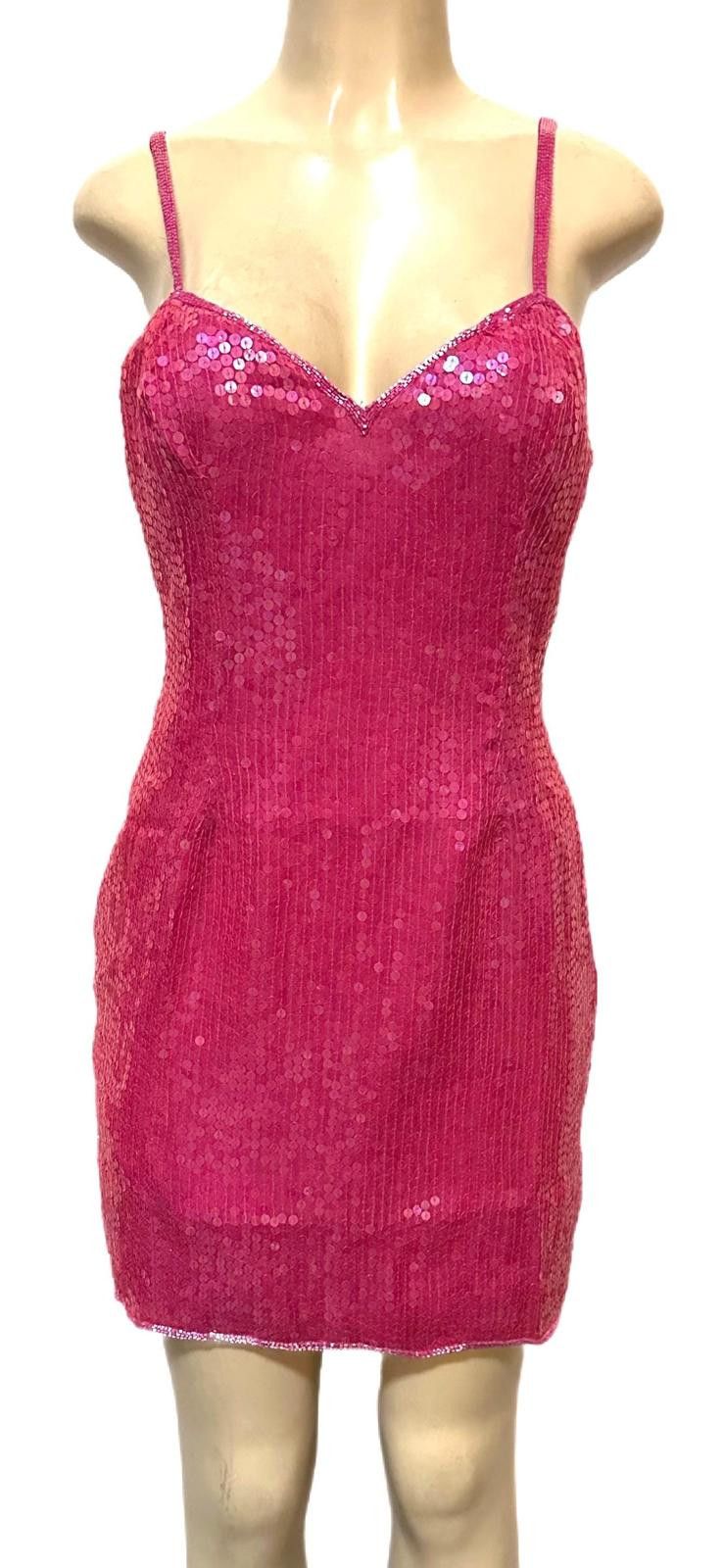 Other Sequin Pink Cocktail Dress size 8 Size M / US 6-8 / IT 42-44 - 1 Preview