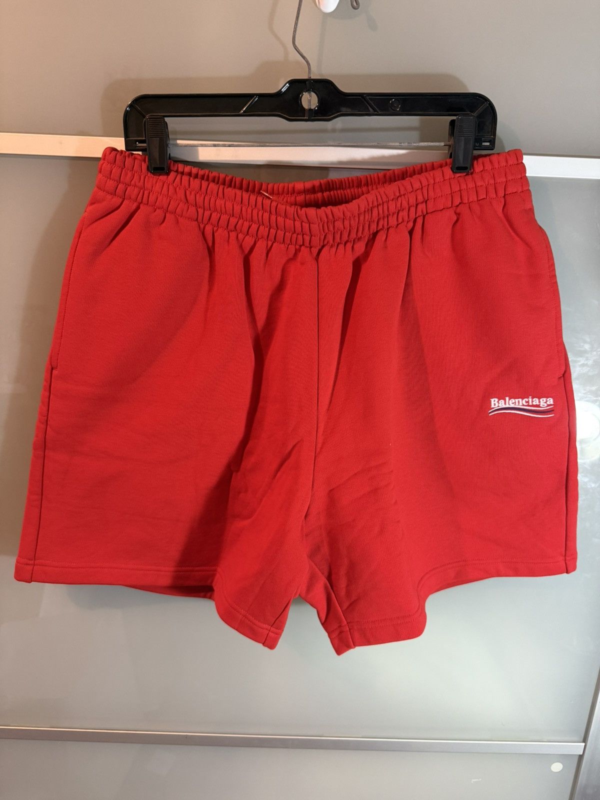 Balenciaga Balenciaga Political Campaign Large Fit Sweat Shorts Size L Size US 34 / EU 50 - 1 Thumbnail