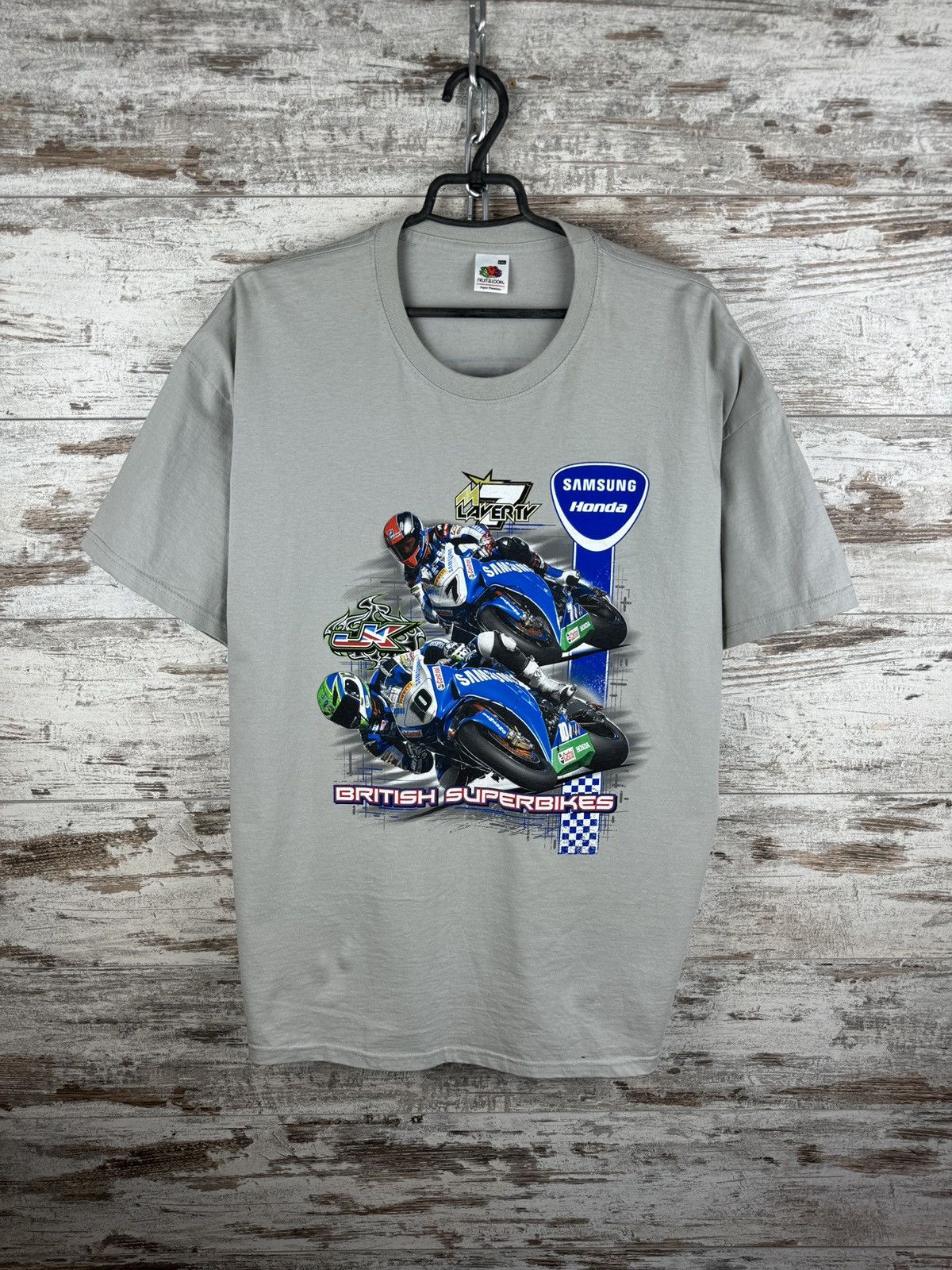 Honda Mens Vintage Honda T-shirt Samsung racing tee rare y2k Size US XXL / EU 58 / 5 - 1 Thumbnail