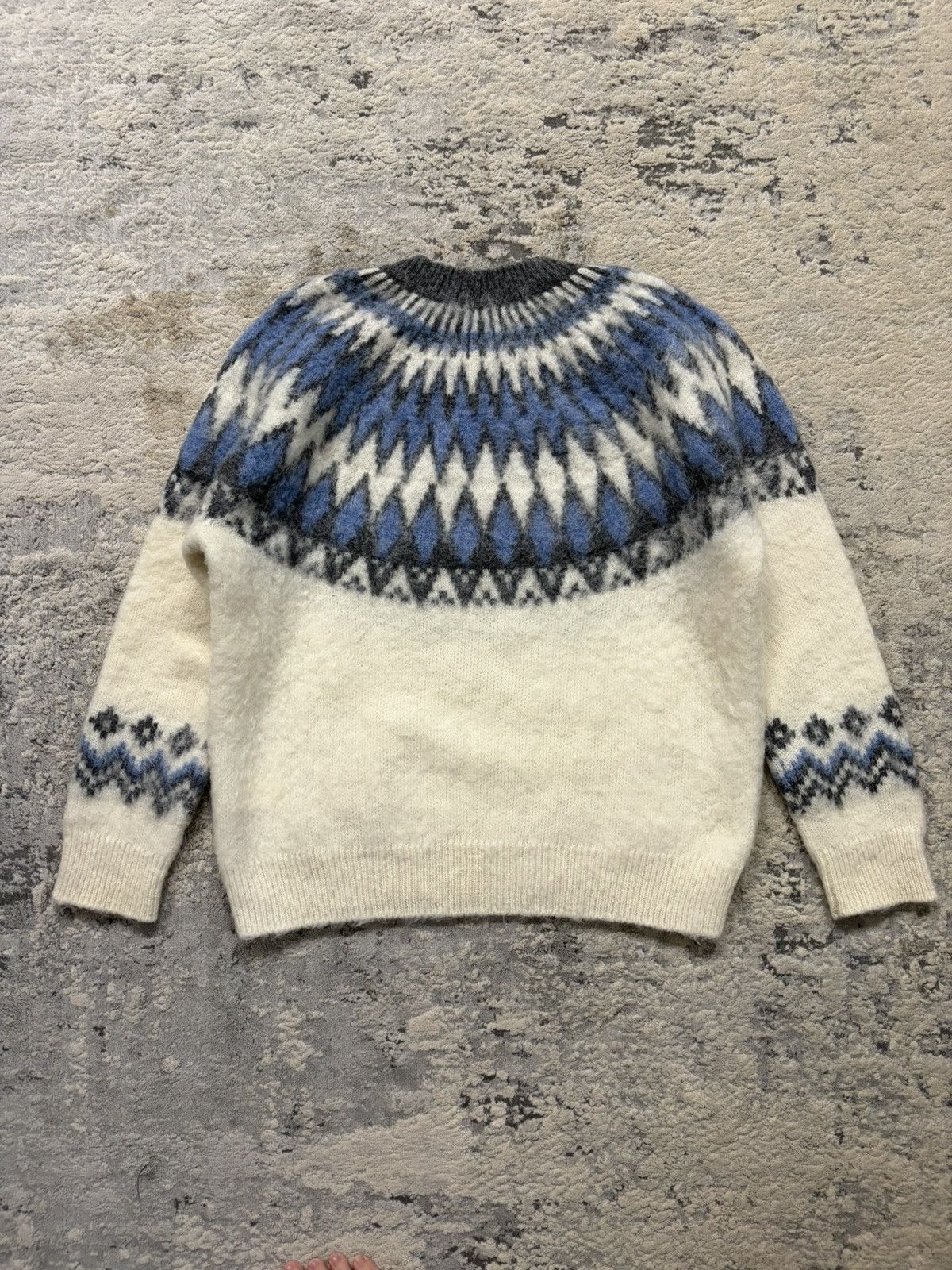 Junya Watanabe Junya Watanabe - AW21 Nordic Argyle Knit Wool Sweater Size US M / EU 48-50 / 2 - 6 Thumbnail
