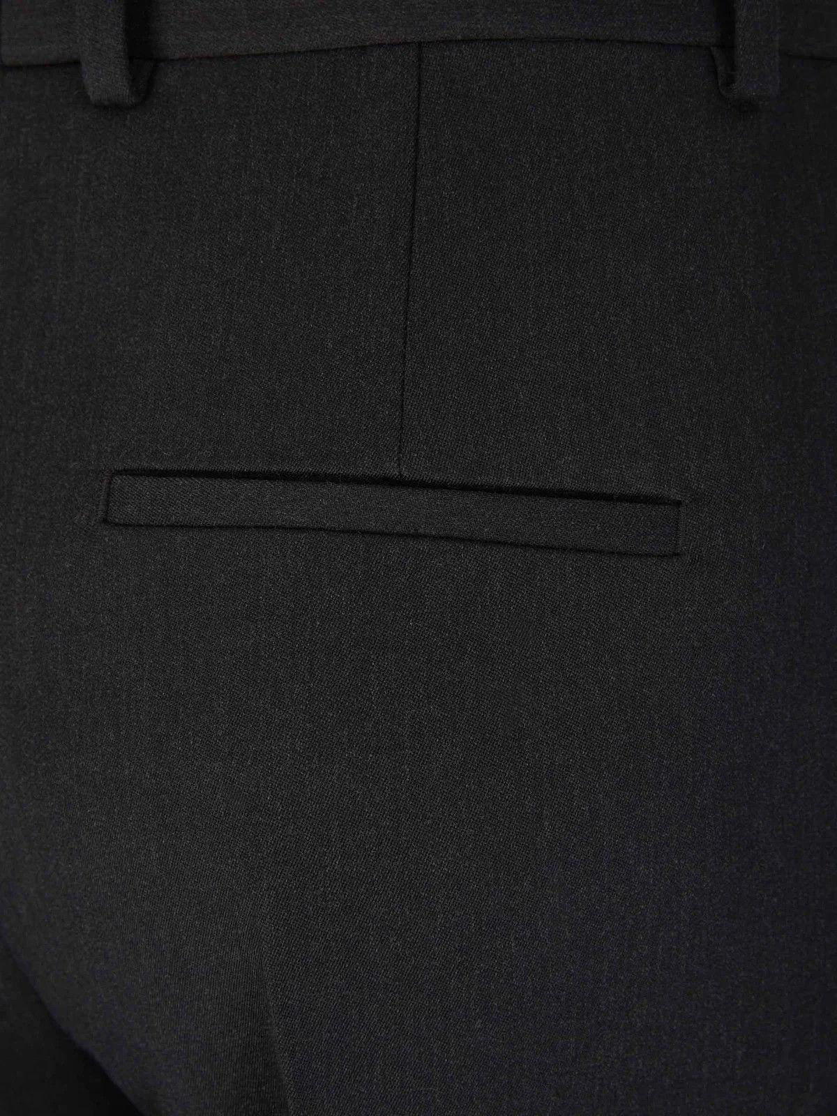 Bottega Veneta o1bcso1str0425 Compact Wool Slim Pant in Black Size 25" / US 0 / IT 36 - 4 Thumbnail