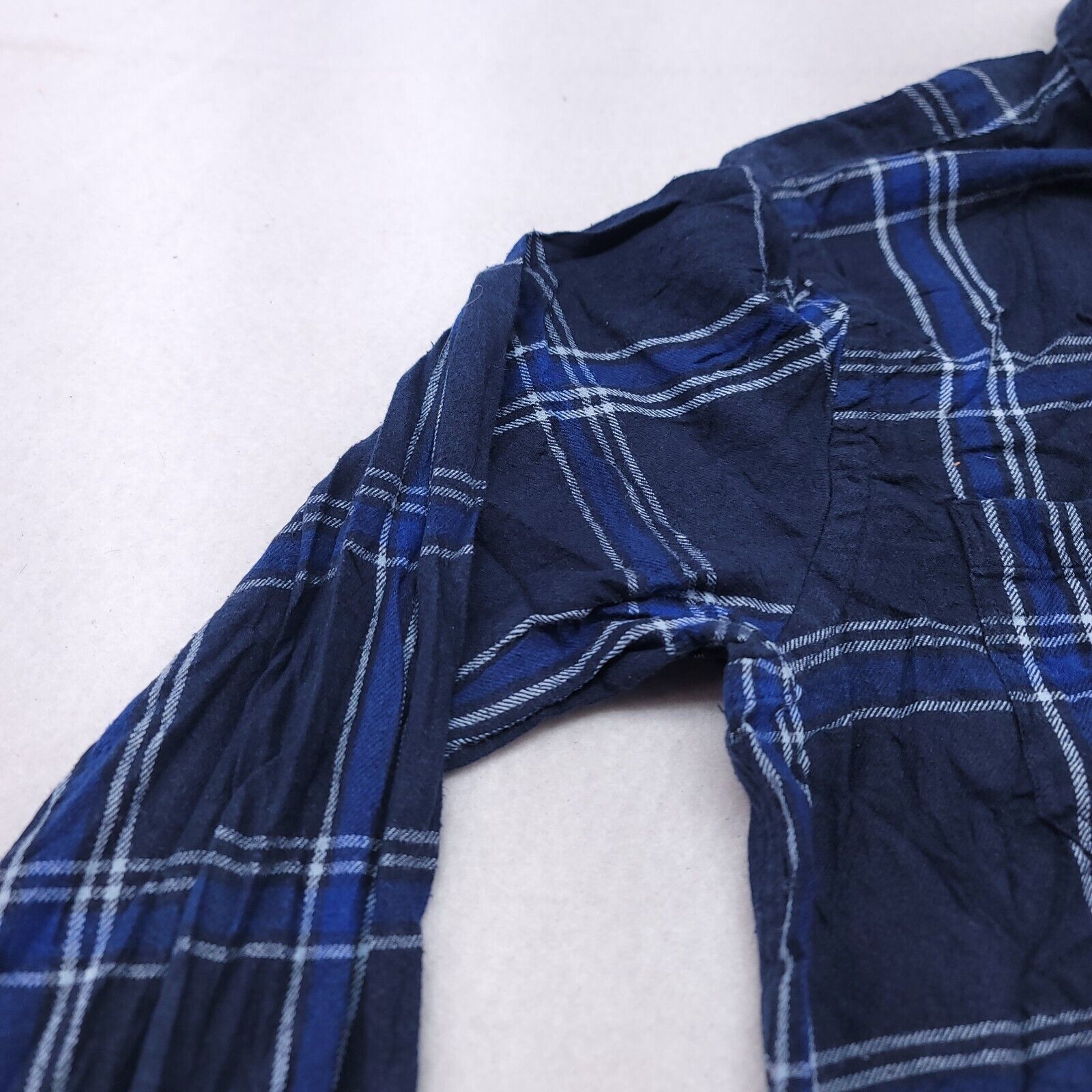 Old Navy Old Navy Windowpane Flannel Shirt Mens Size Medium M Blue Size US M / EU 48-50 / 2 - 4 Thumbnail