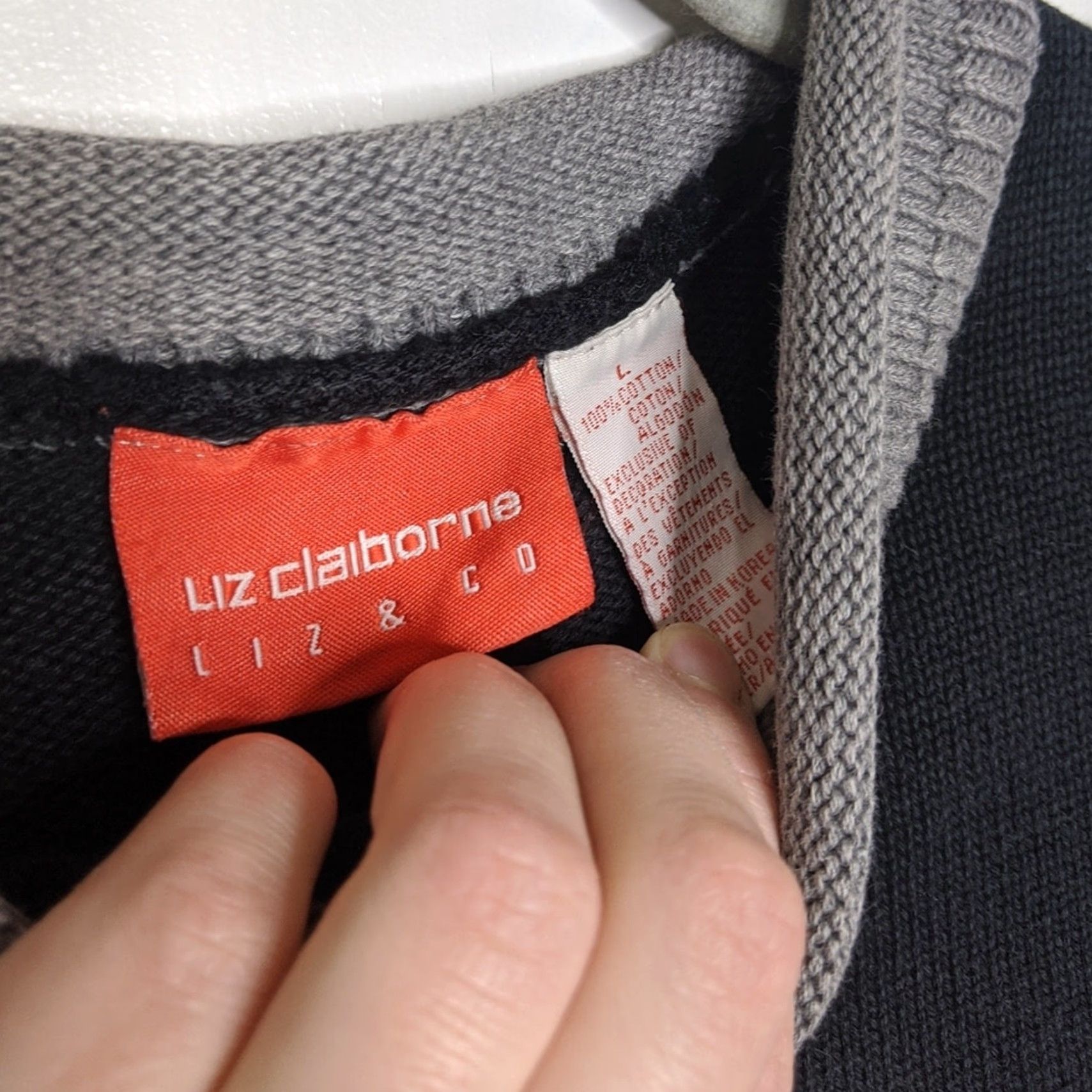 Liz Claiborne VINTAGE Liz Claiborne Sweater L Unisex Adults Red Pullover 90s Skater Grunge Streetwear VTG Y2K Size L / US 10 / IT 46 - 3 Thumbnail