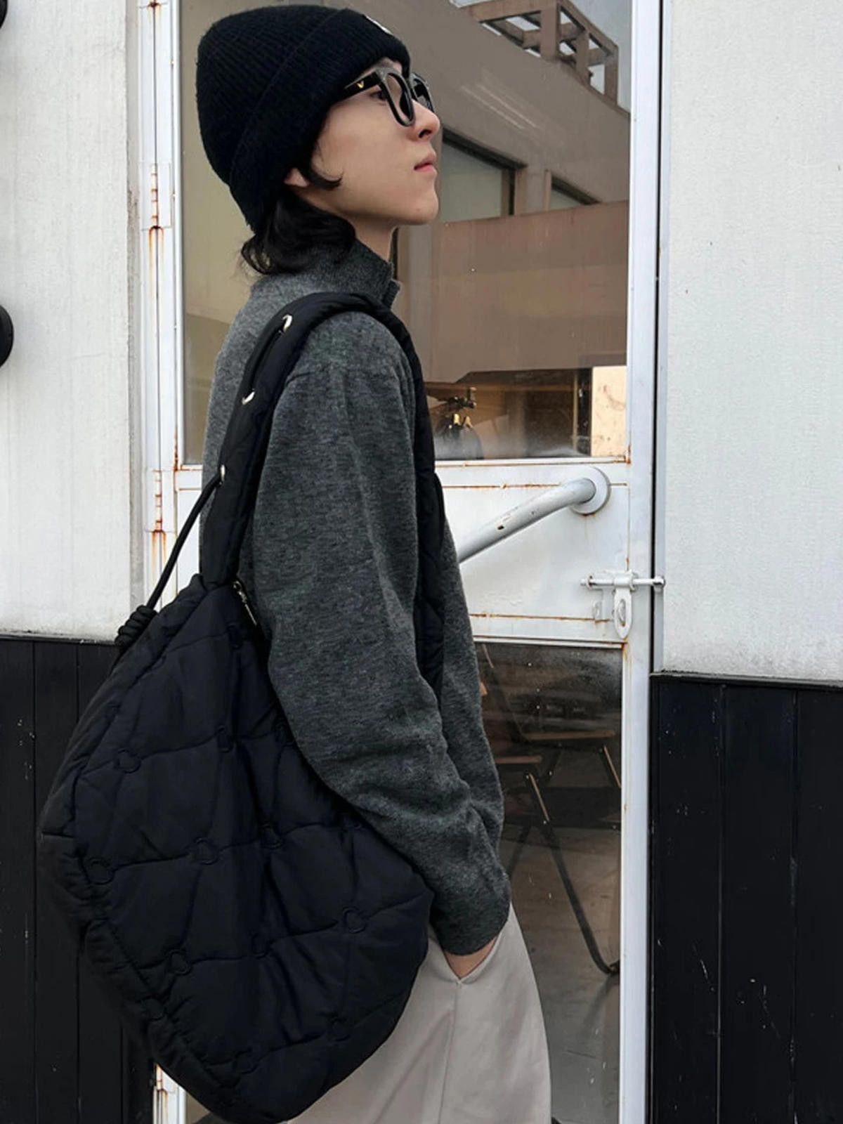 Vintage Cloud Form Underarm Bag | Dark Harajuku Lightweight Size ONE SIZE - 3 Thumbnail