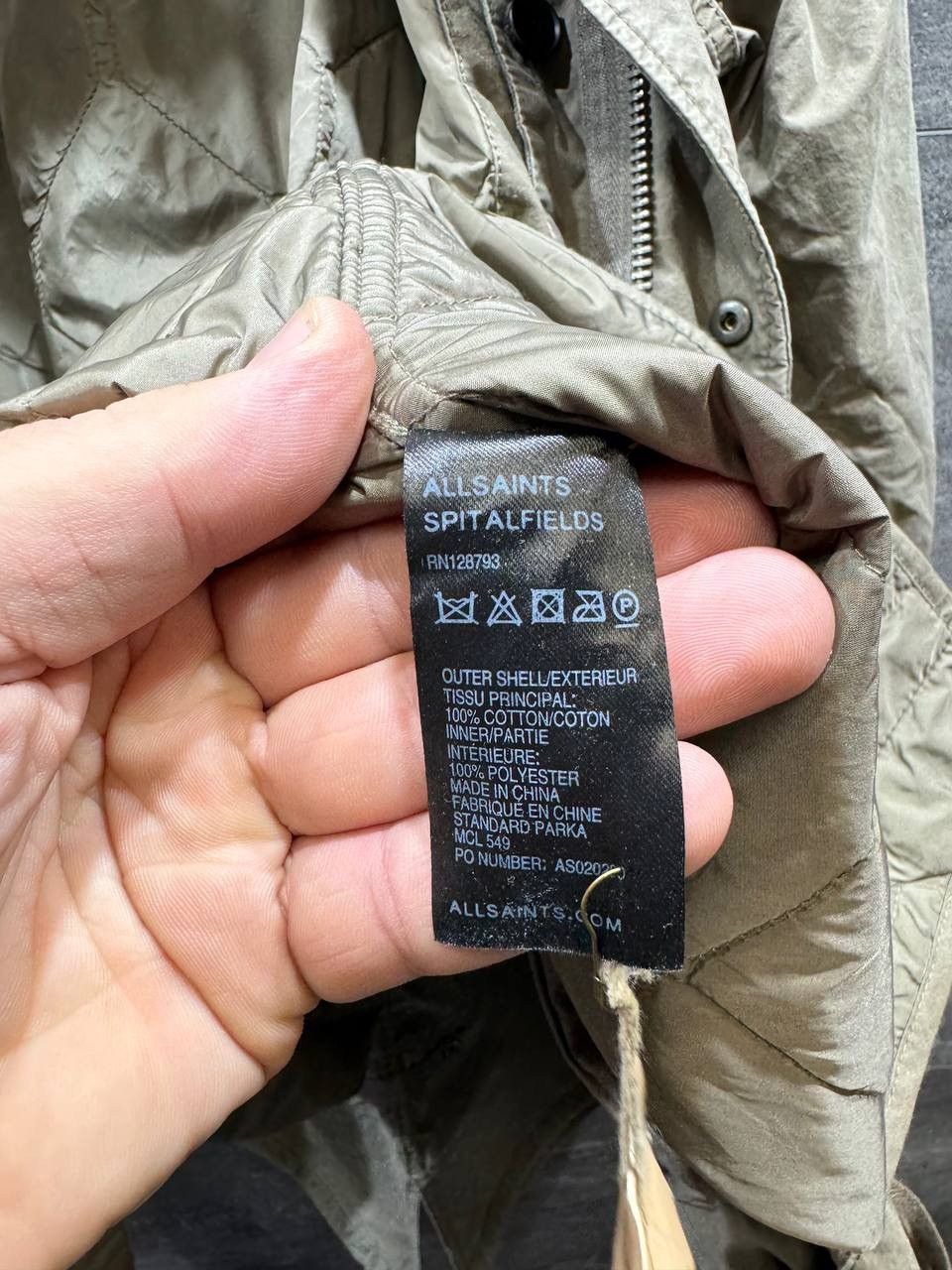 Other Mens ALLSAINTS Quilted Removable Military Jacket Coat Size US M / EU 48-50 / 2 - 21 Thumbnail