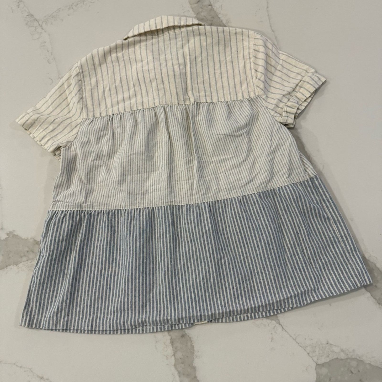 Madewell Madewell x The New Denim Project Stripe Shirt Womens Small Size S / US 4 / IT 40 - 8 Thumbnail