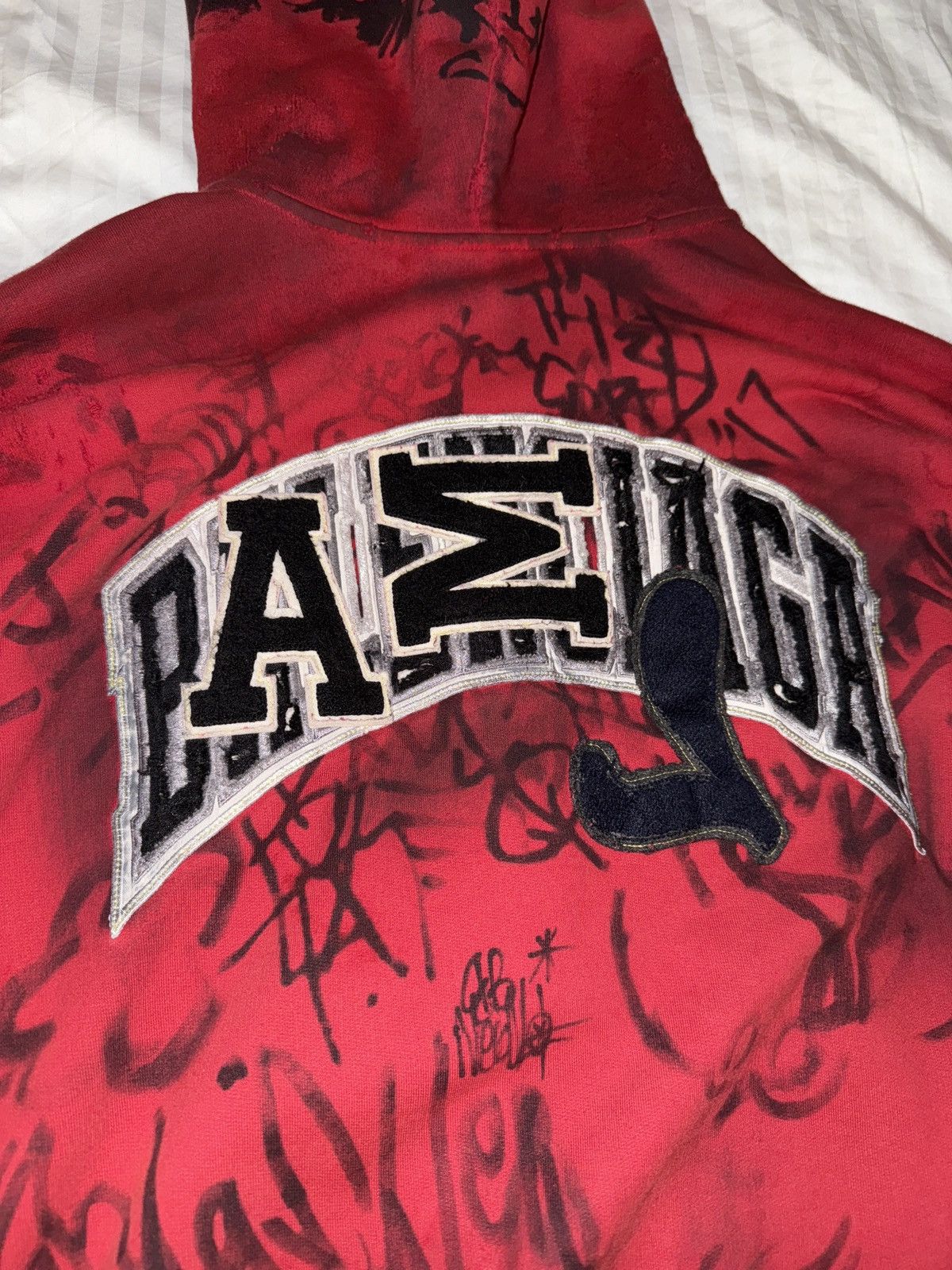 Balenciaga Balenciaga Red Skater Hoodie Size US S / EU 44-46 / 1 - 4 Thumbnail