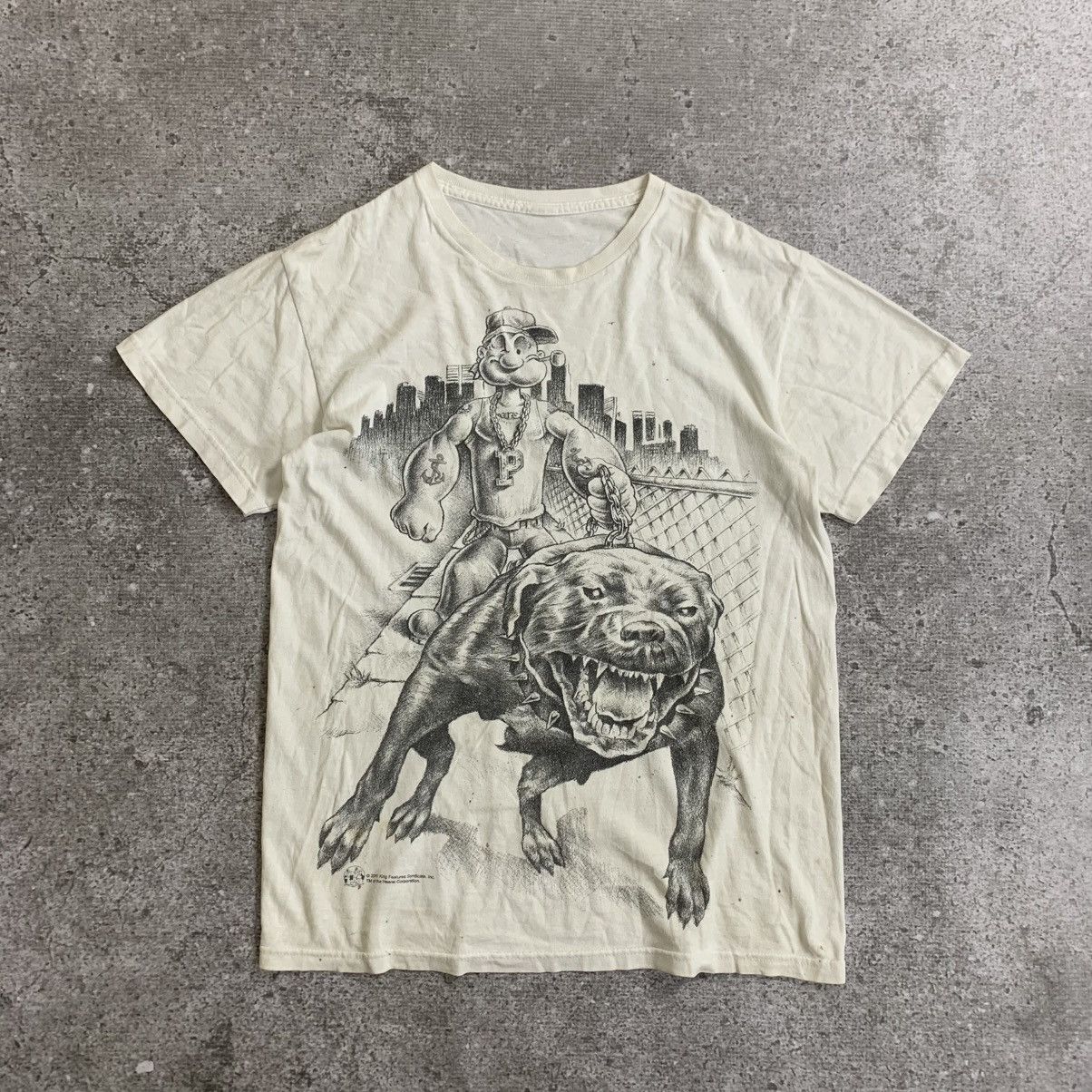 Rap Tees Vintage popaye Size US M / EU 48-50 / 2 - 1 Thumbnail