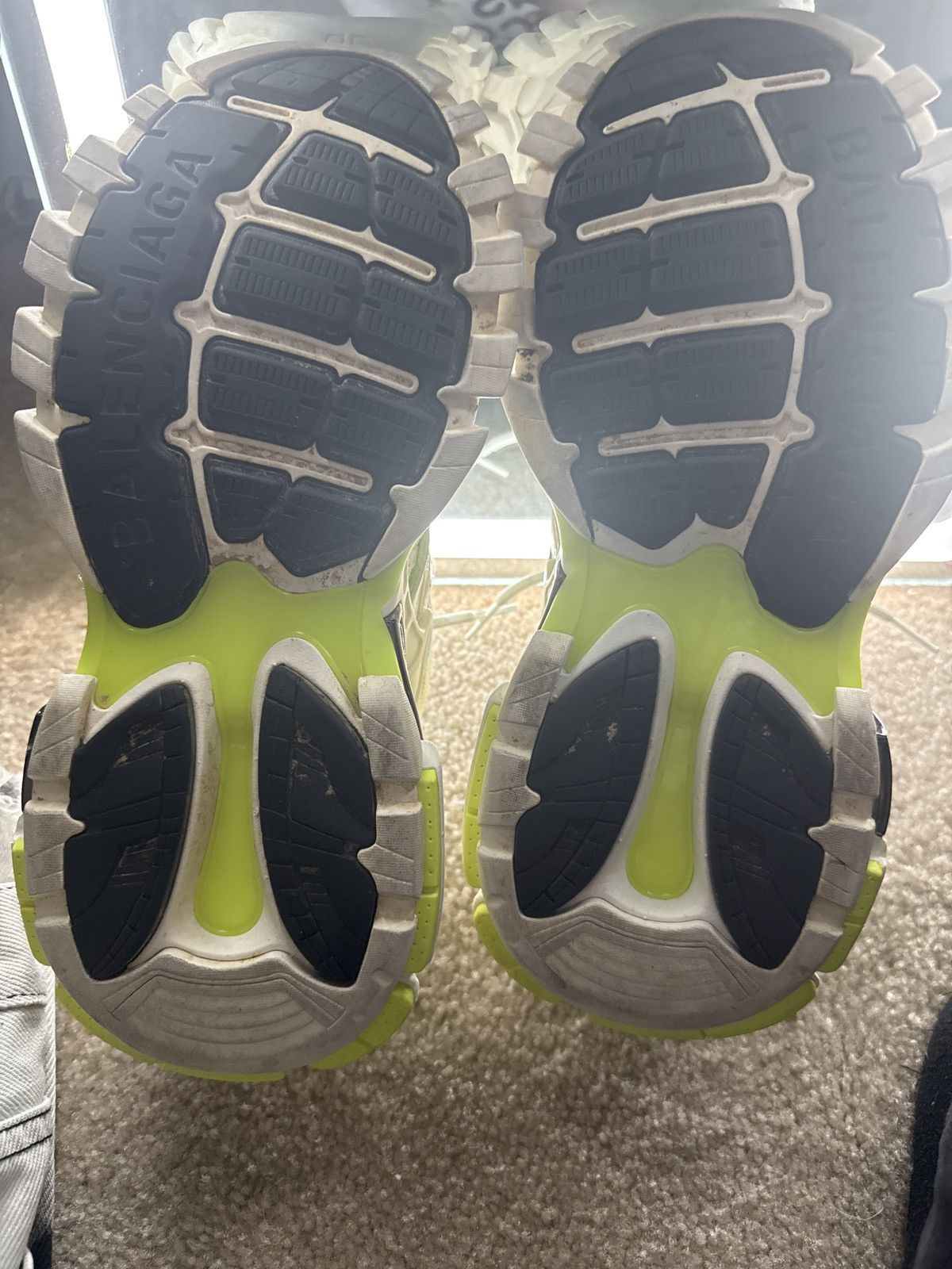 Balenciaga Balenciaga Track.2 (white and lime) Size US 10 / EU 43 - 5 Thumbnail