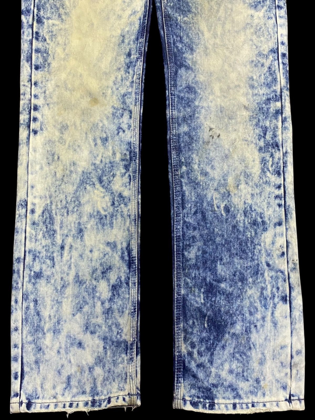 Other Vintage Japanese Brand Acid Wash Embroidered Distressed Jean Size US 33 - 5 Thumbnail