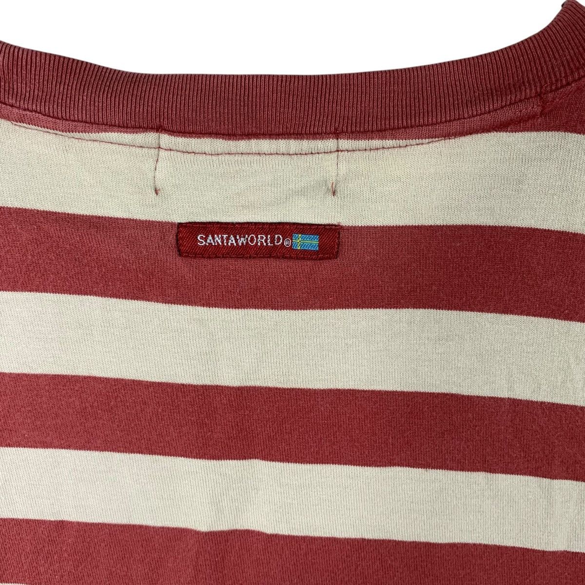 Vintage Vintage SANTAWORLD SWEDEN WONDERLAND Dog Striped Tee Shirt Size M / US 6-8 / IT 42-44 - 5 Thumbnail