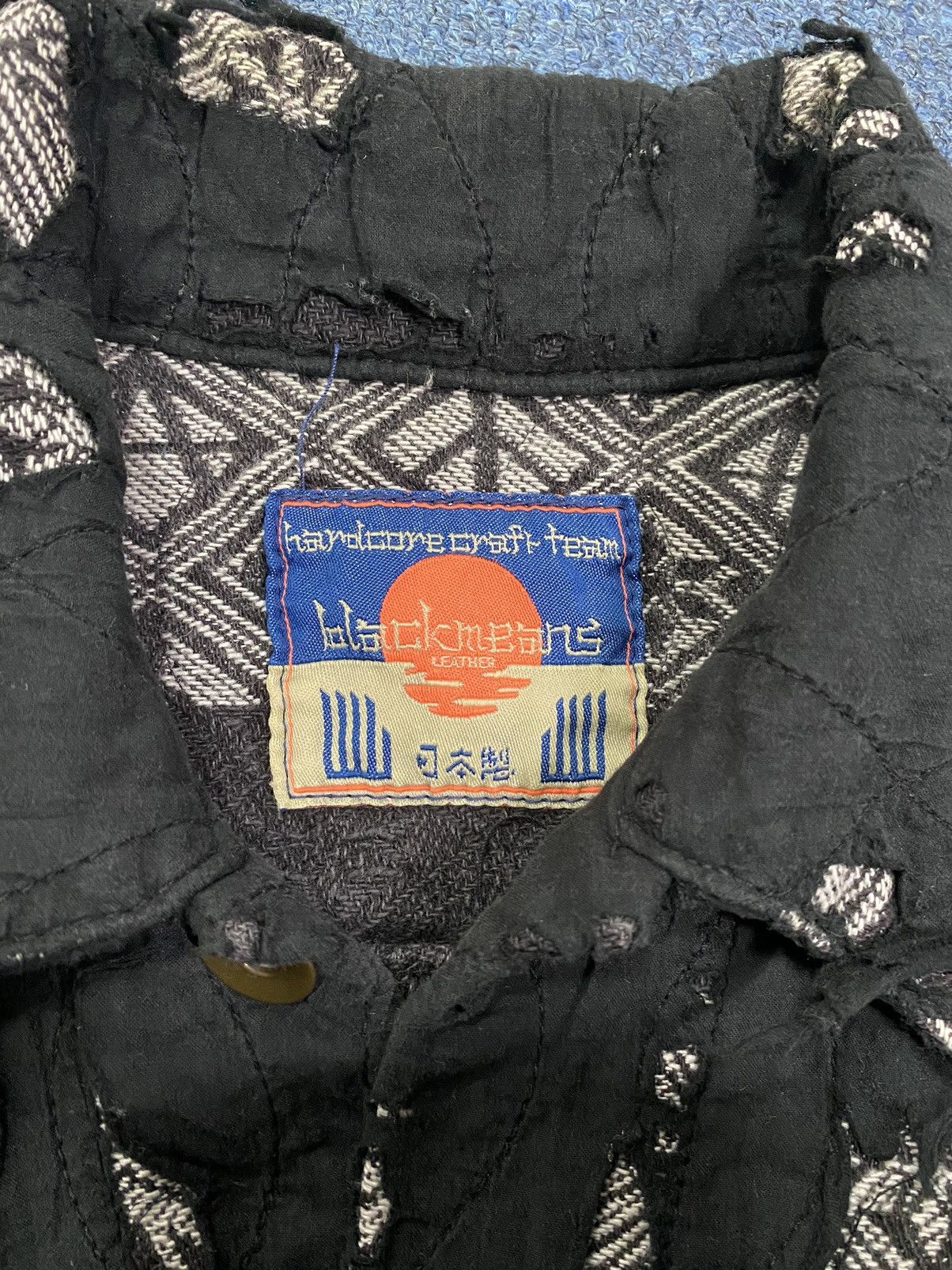 Blackmeans BLACKMEANS DISTRESSED CRUST COTTON JACKET Size S / US 4 / IT 40 - 6 Thumbnail