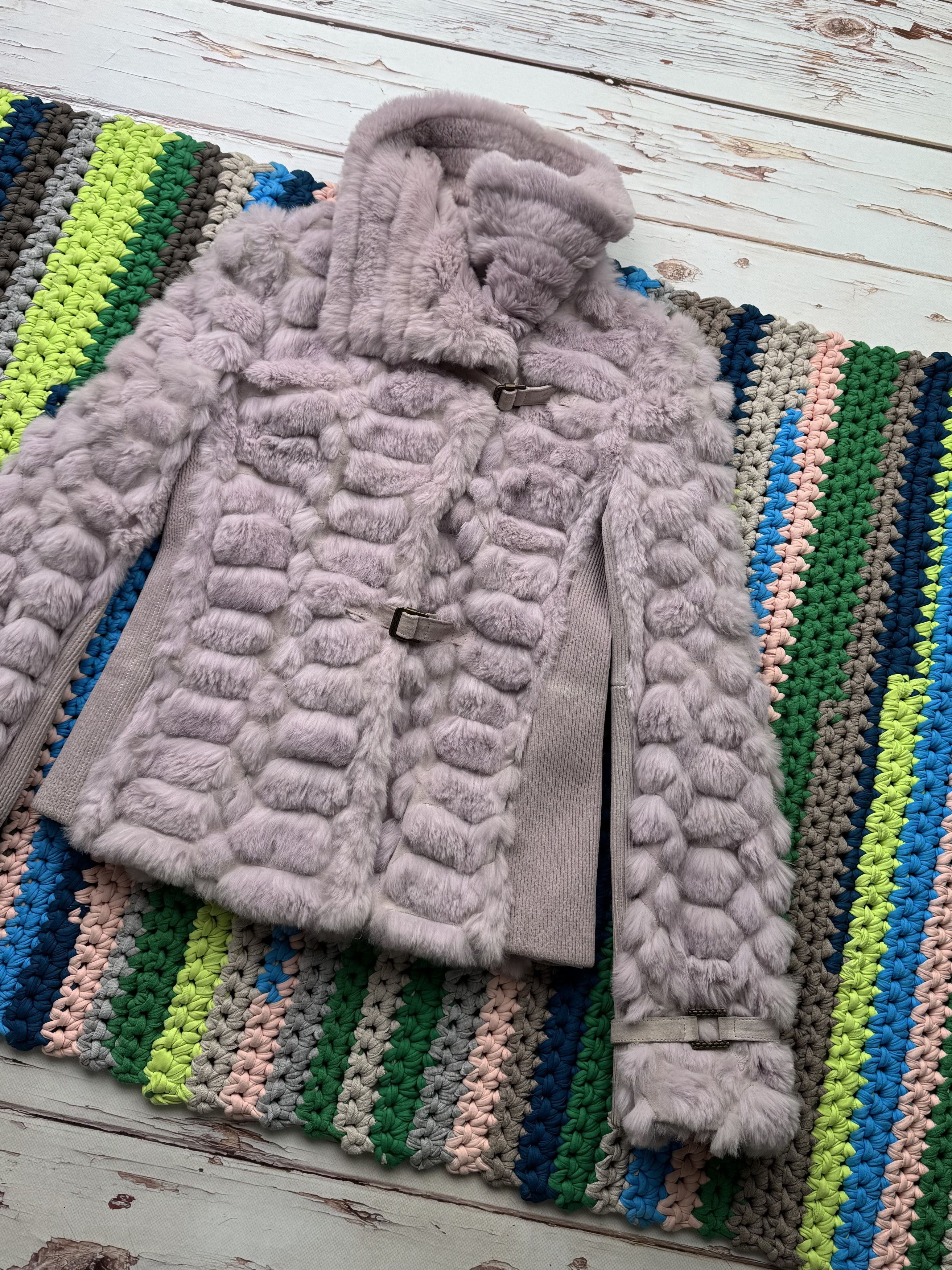 Roberto Cavalli Just Cavalli 2009 Lapin Fur Jacket (V15) Size M / US 6-8 / IT 42-44 - 3 Thumbnail
